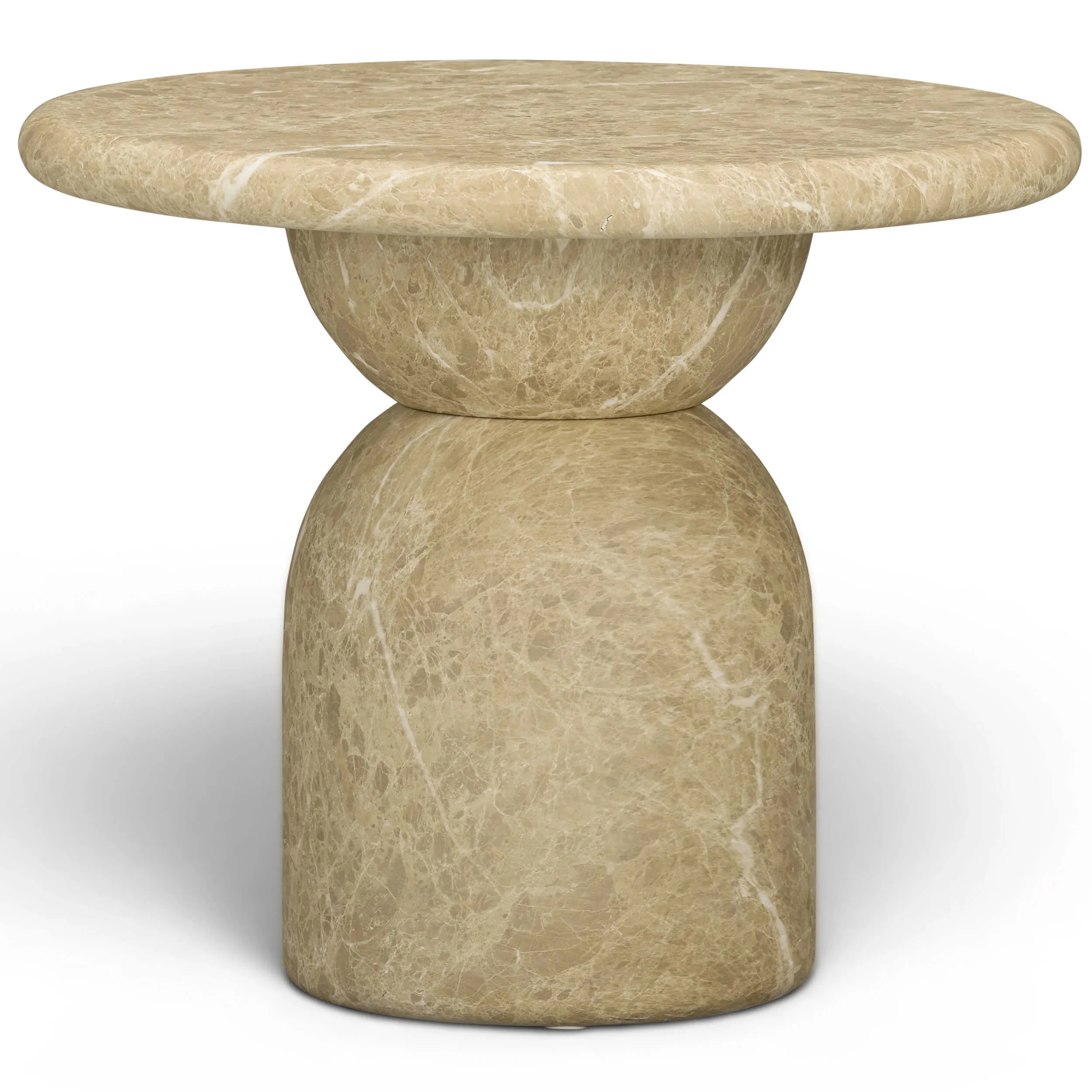 Cynthia Side Table, Light Emperador - Image 2