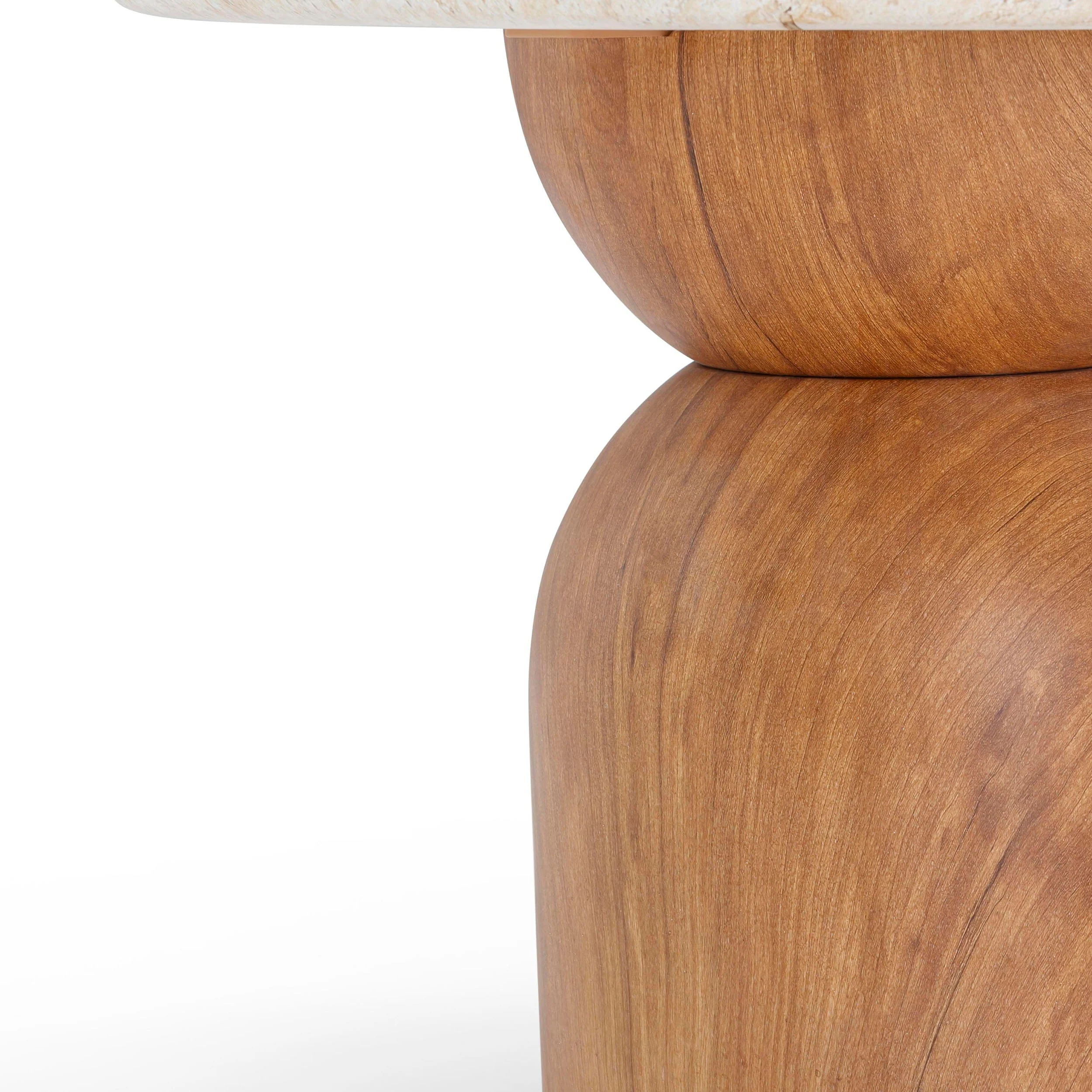 Cynthia Side Table, Natural/Brown - Image 5