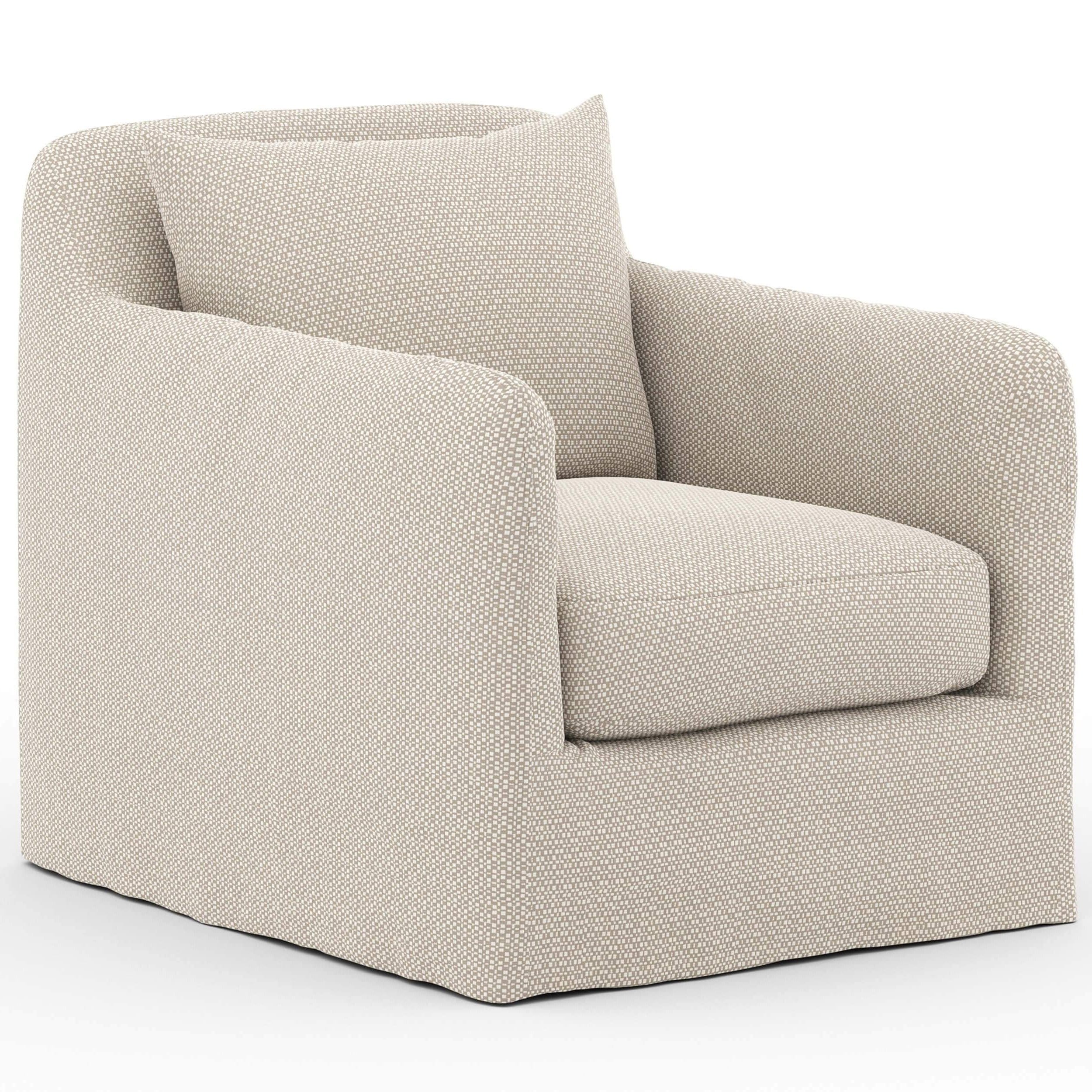 Dade Outdoor Swivel Chair, Faye Sand by Four Hands