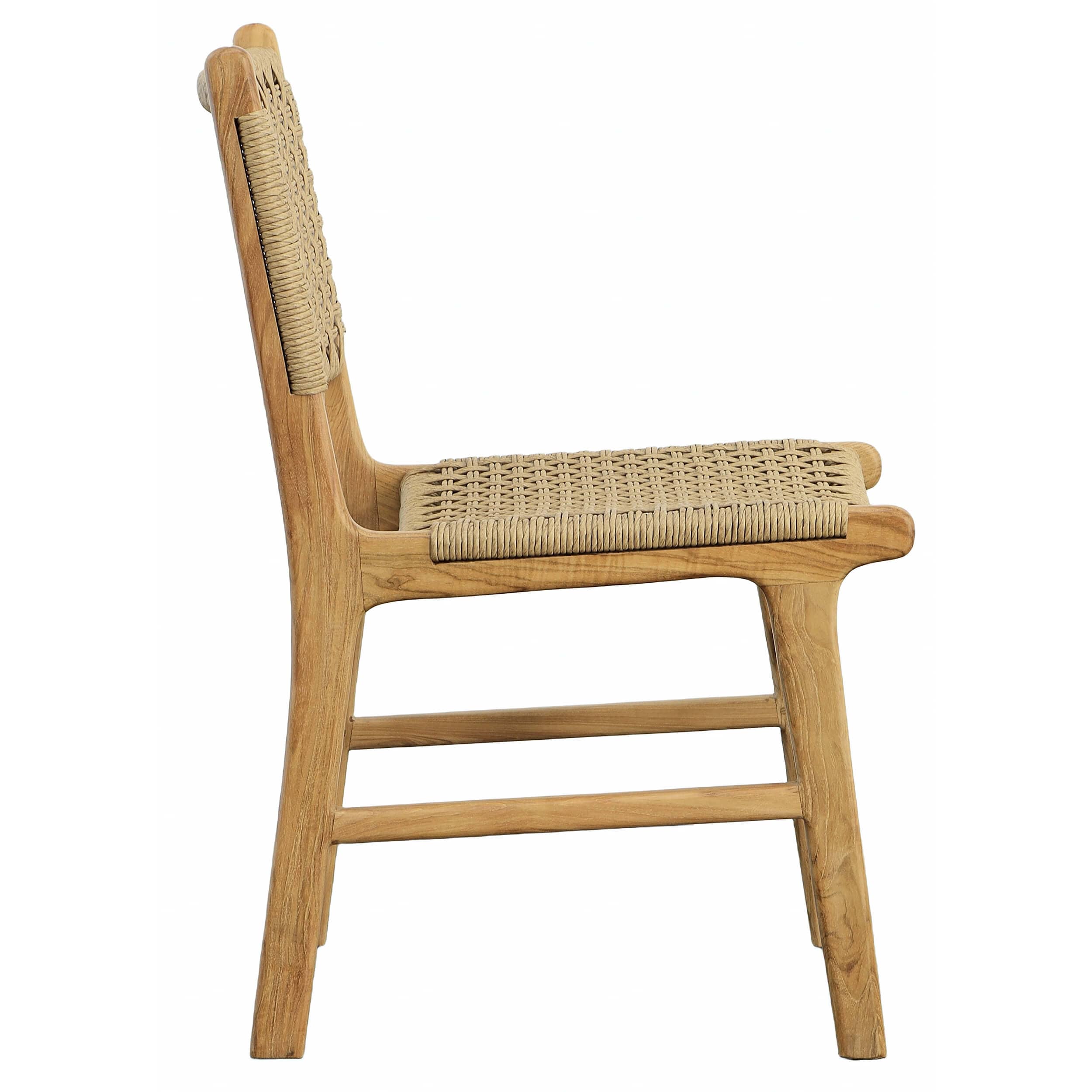 Dallas Outdoor Dining Chair, Natural, Set of 2 - Image 3