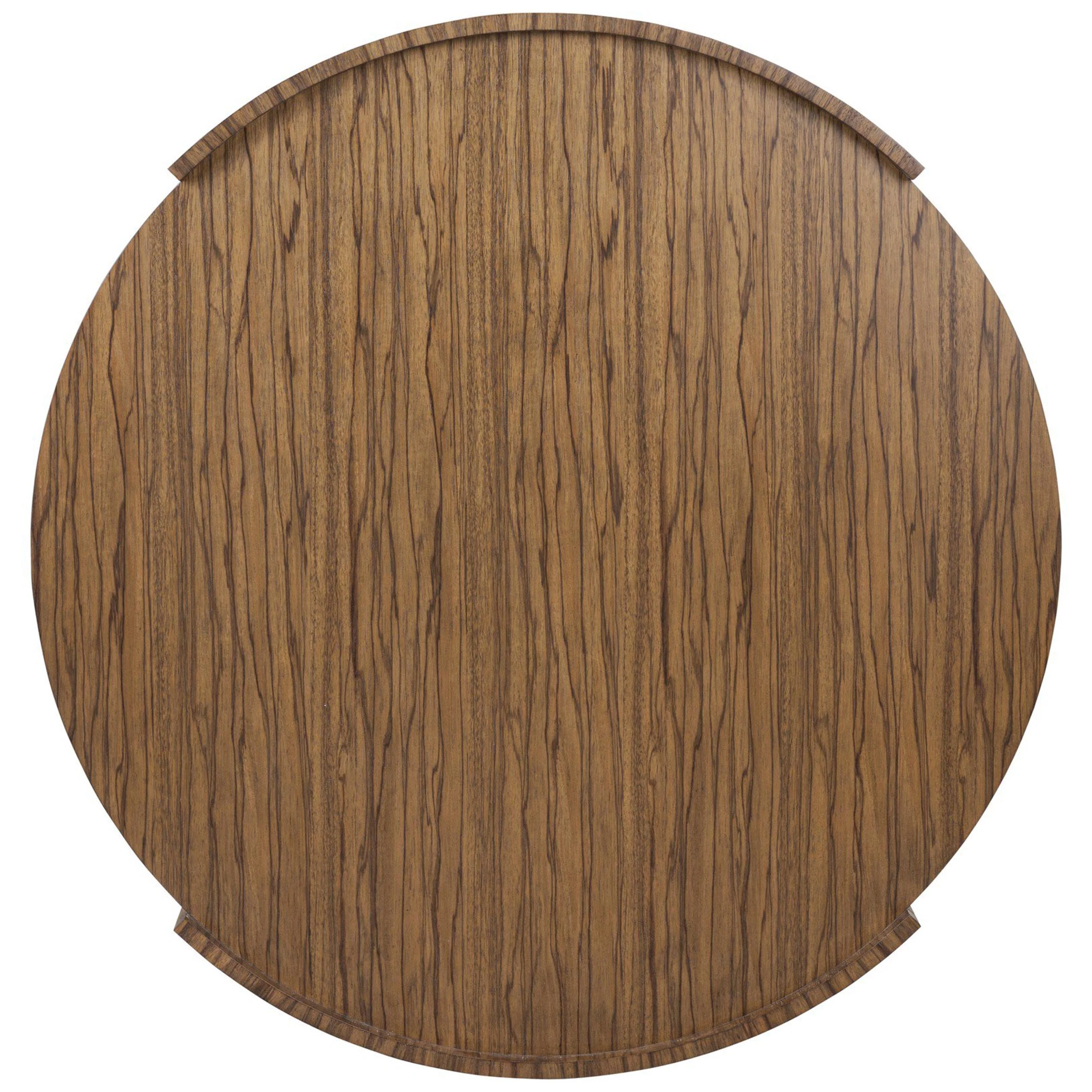 Damari Round Coffee Table, Medium Brown by Four Hands - Image 4