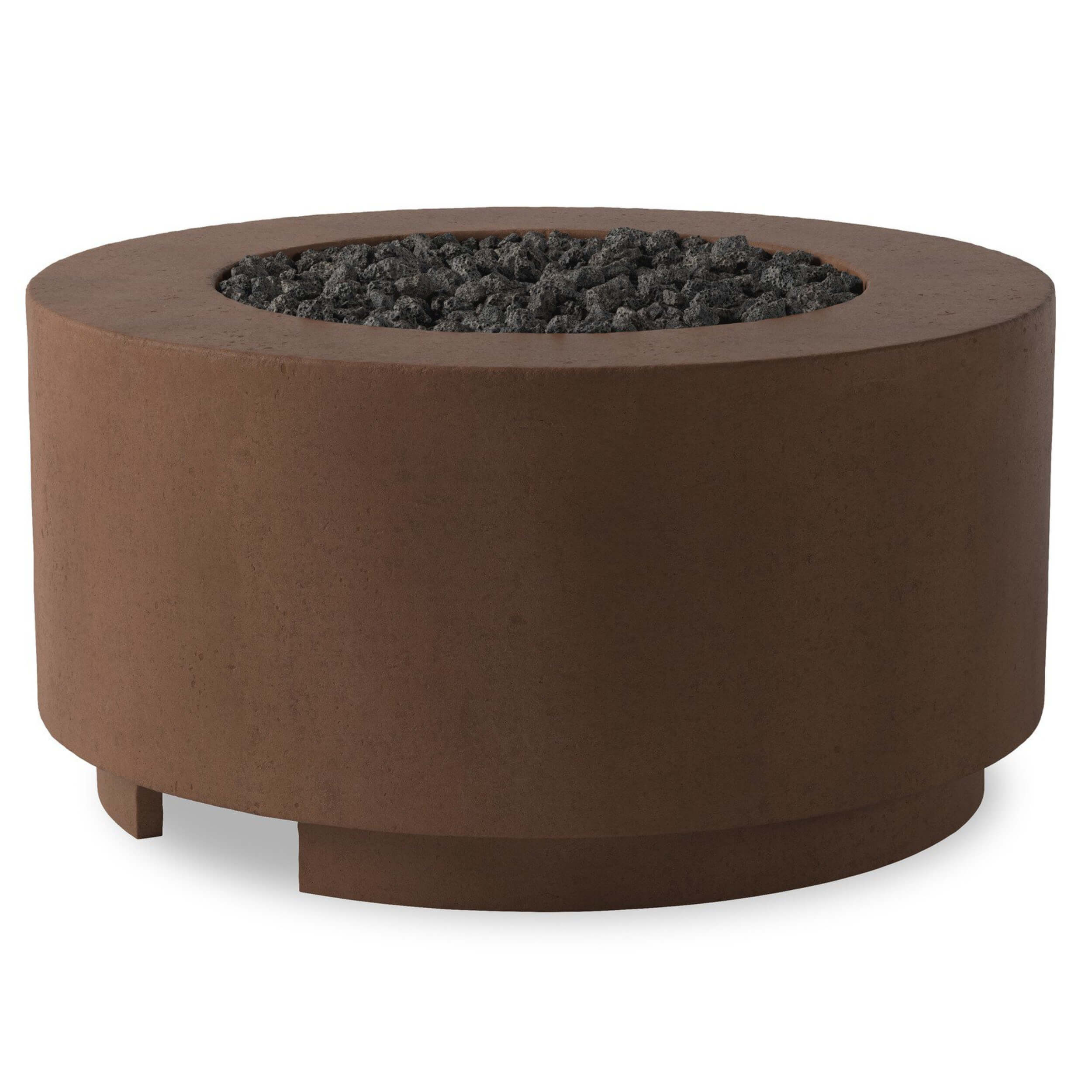 Damian Outdoor Propane Fire Table, Clay Concrete by Four Hands