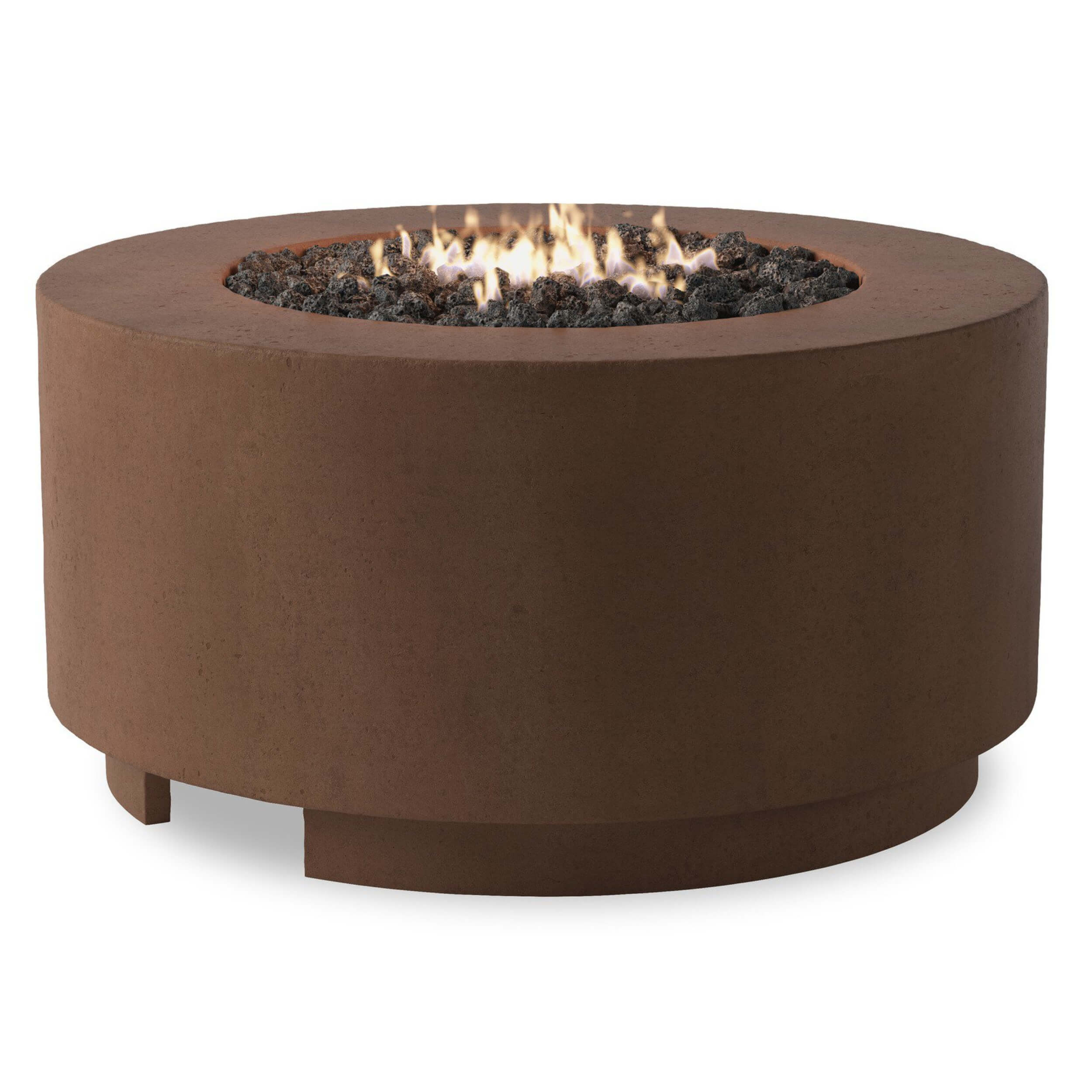Damian Outdoor Propane Fire Table, Clay Concrete by Four Hands - Image 5