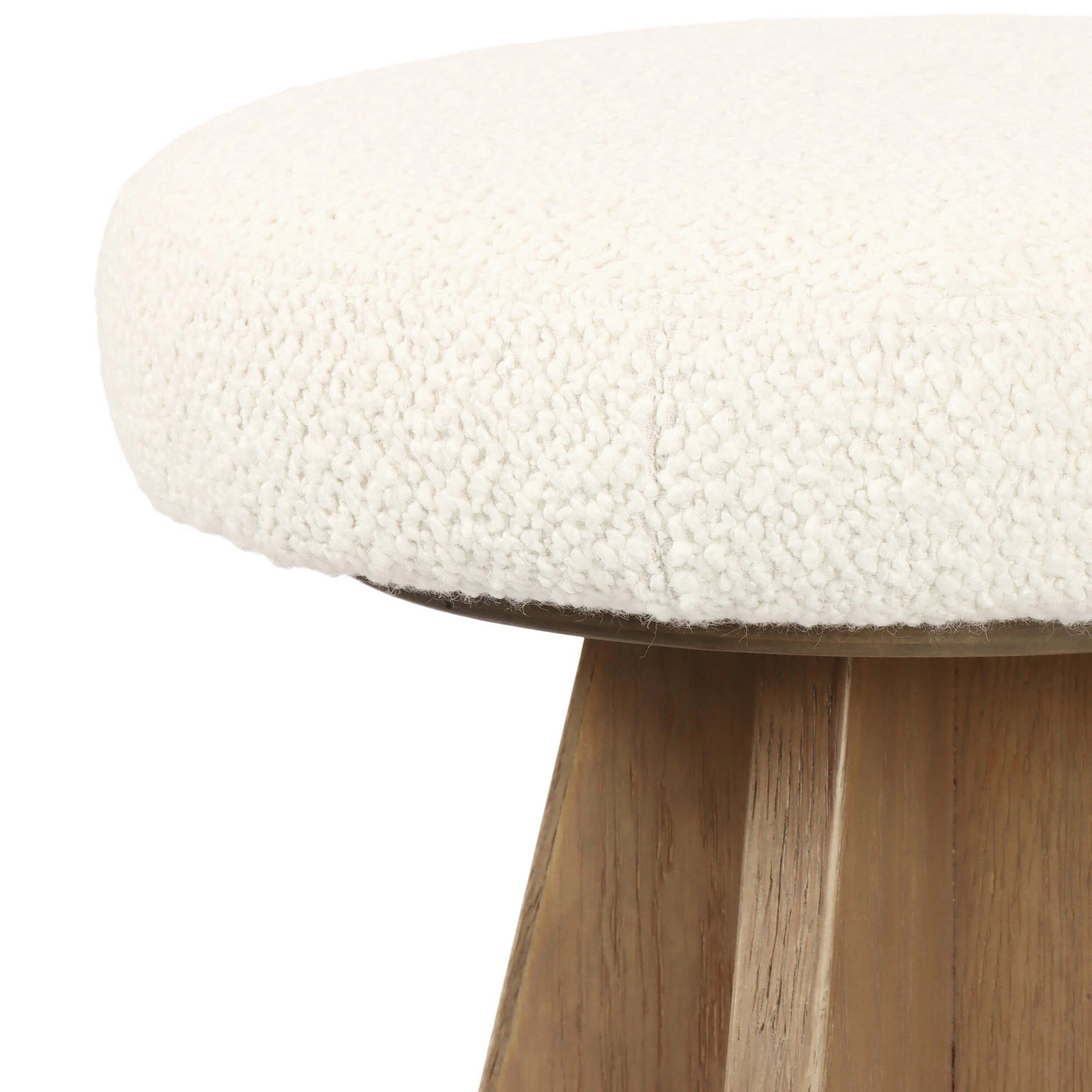 Damon Swivel Bar & Counter Stool, Durham Cream - Image 8
