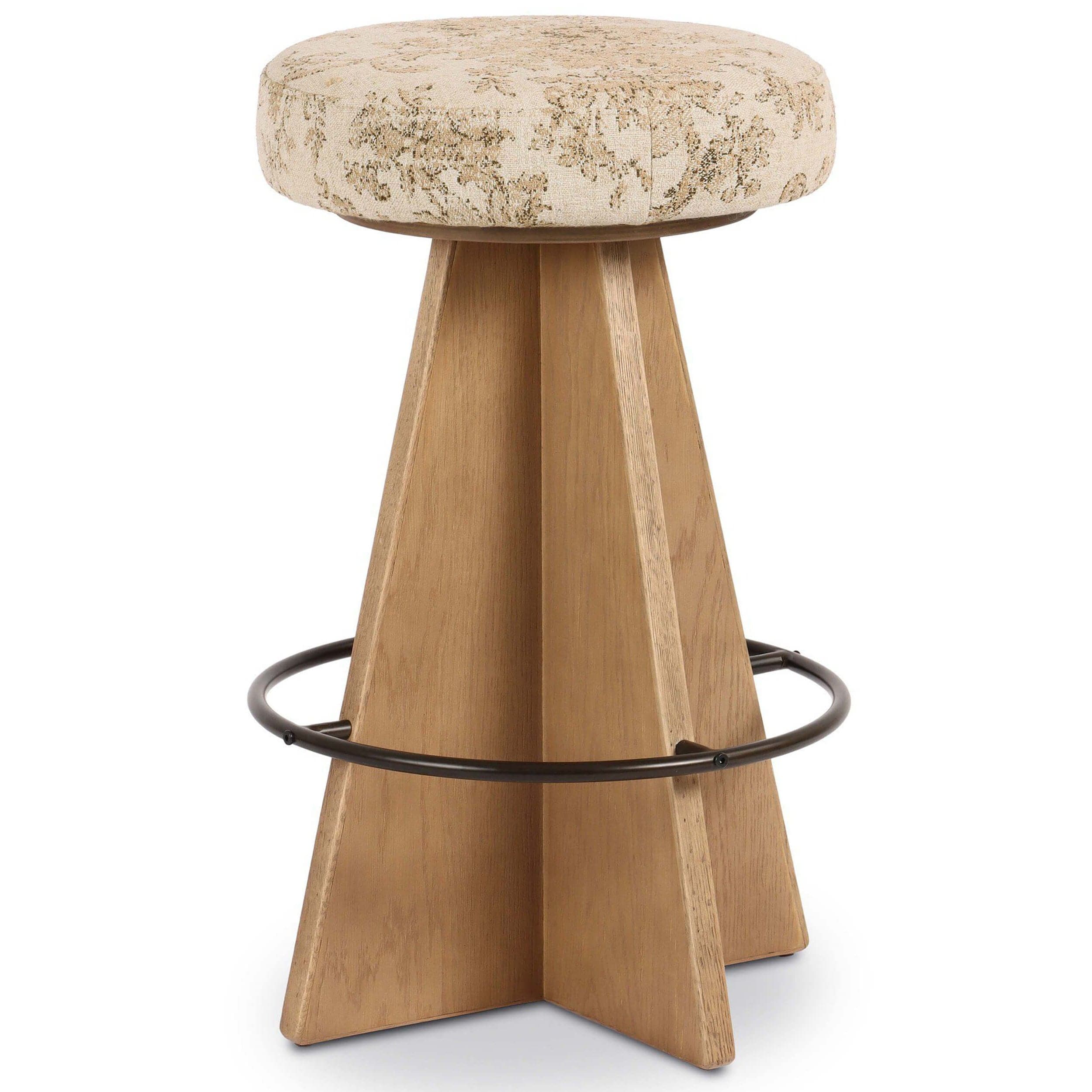 Damon Swivel Bar & Counter Stool, Fallingbrook Natural by Four Hands