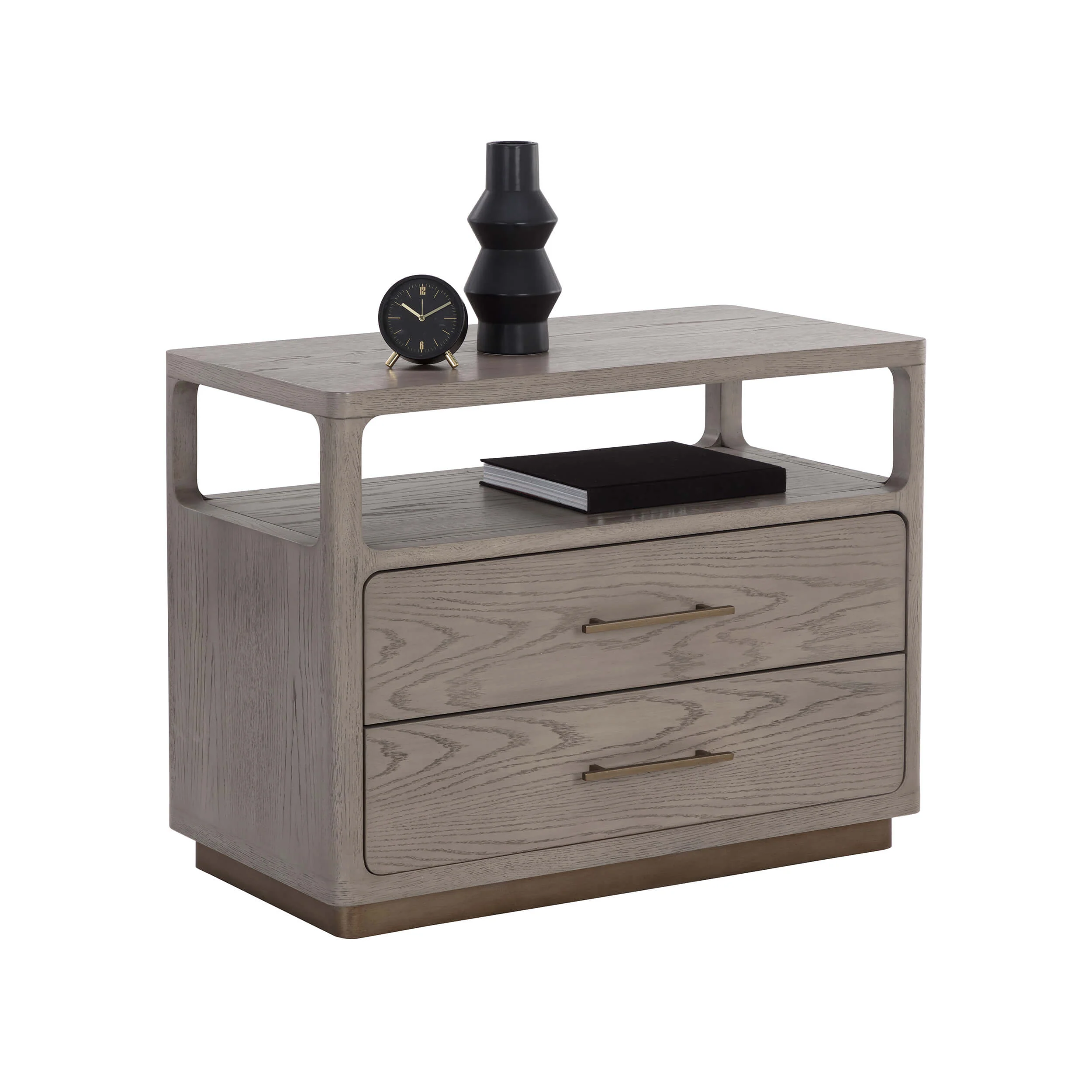 Danette Nightstand, Greige - Image 6