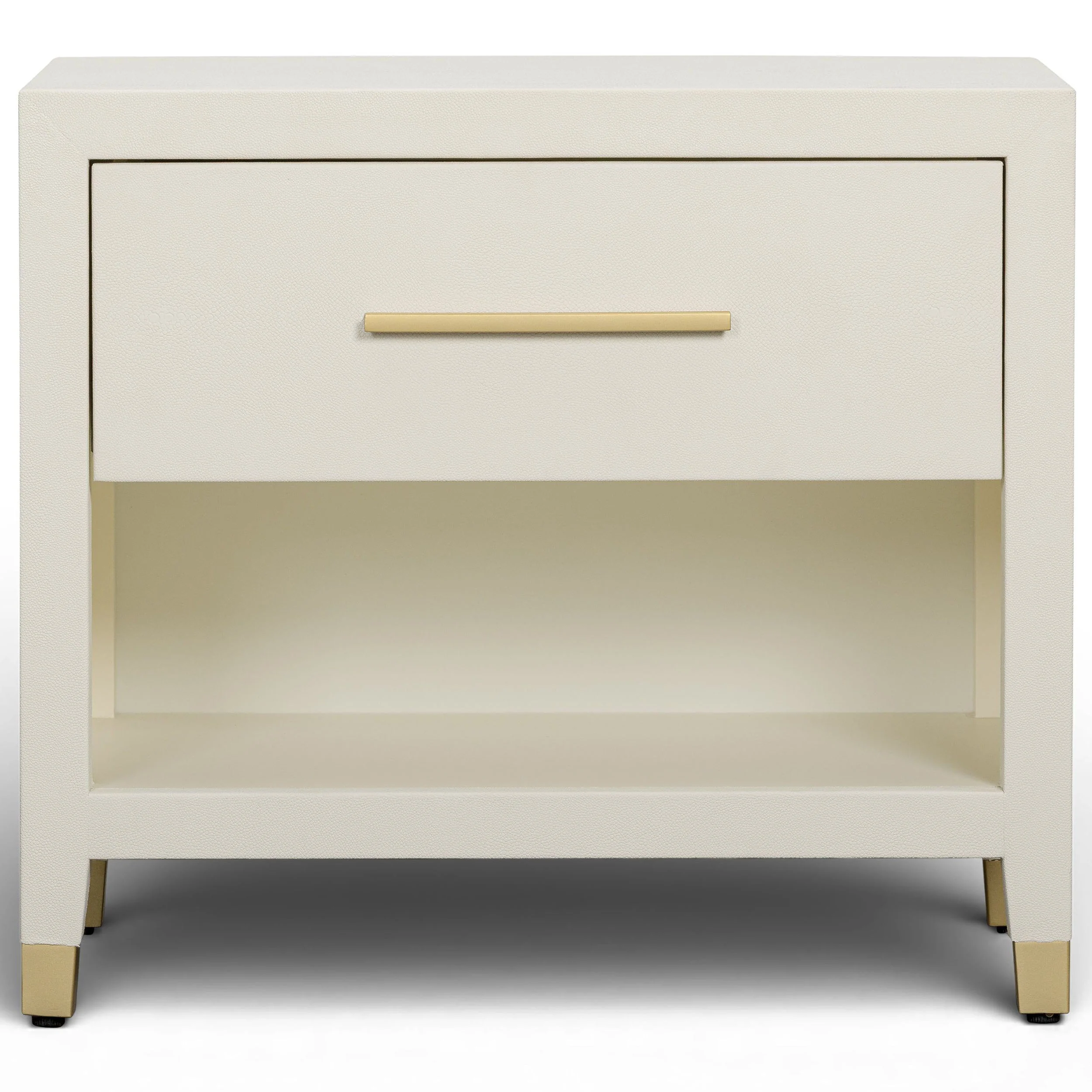 Dani 1 Drawer Nightstand, Cream - Image 2