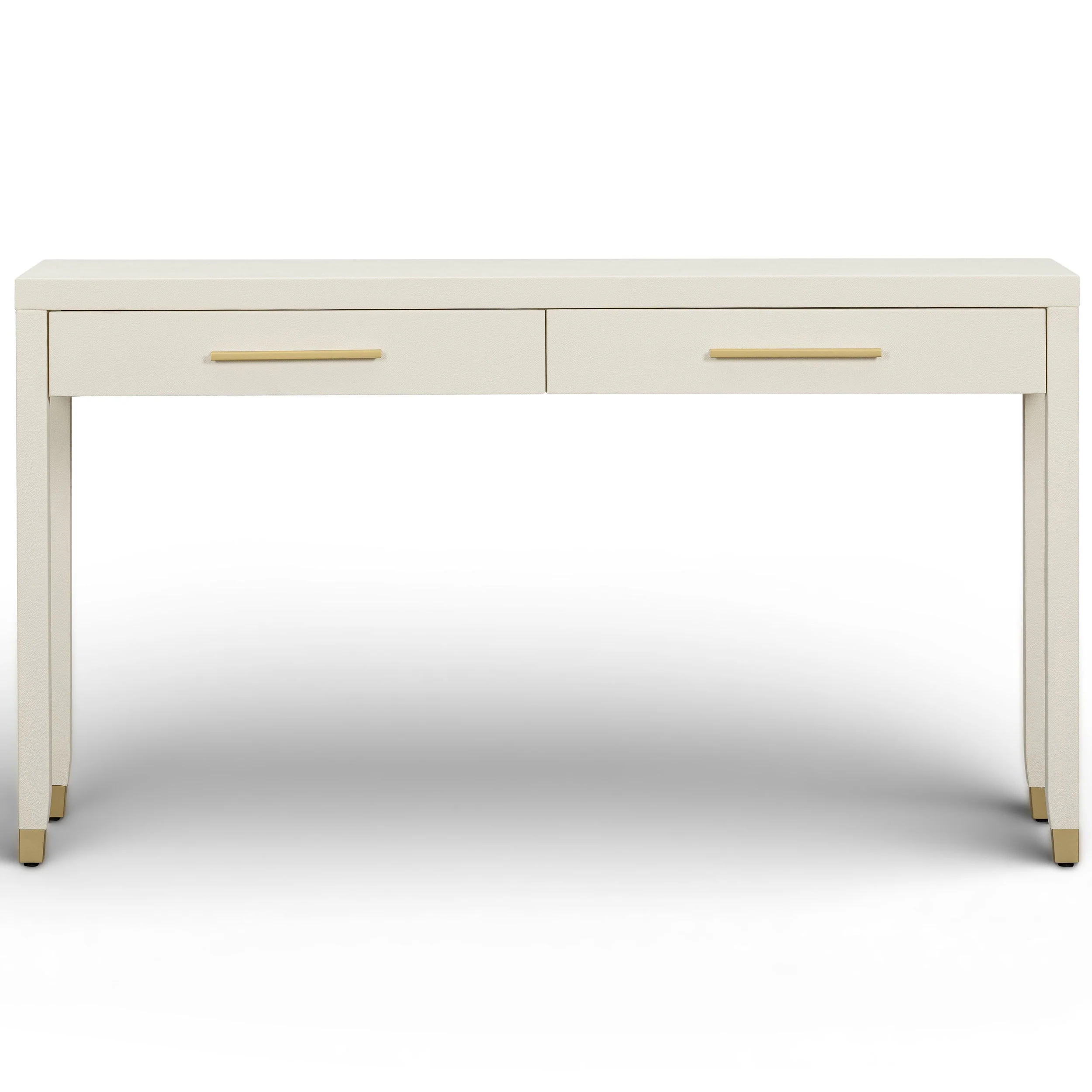 Dani 2-Drawer Console Table, Cream - Image 2