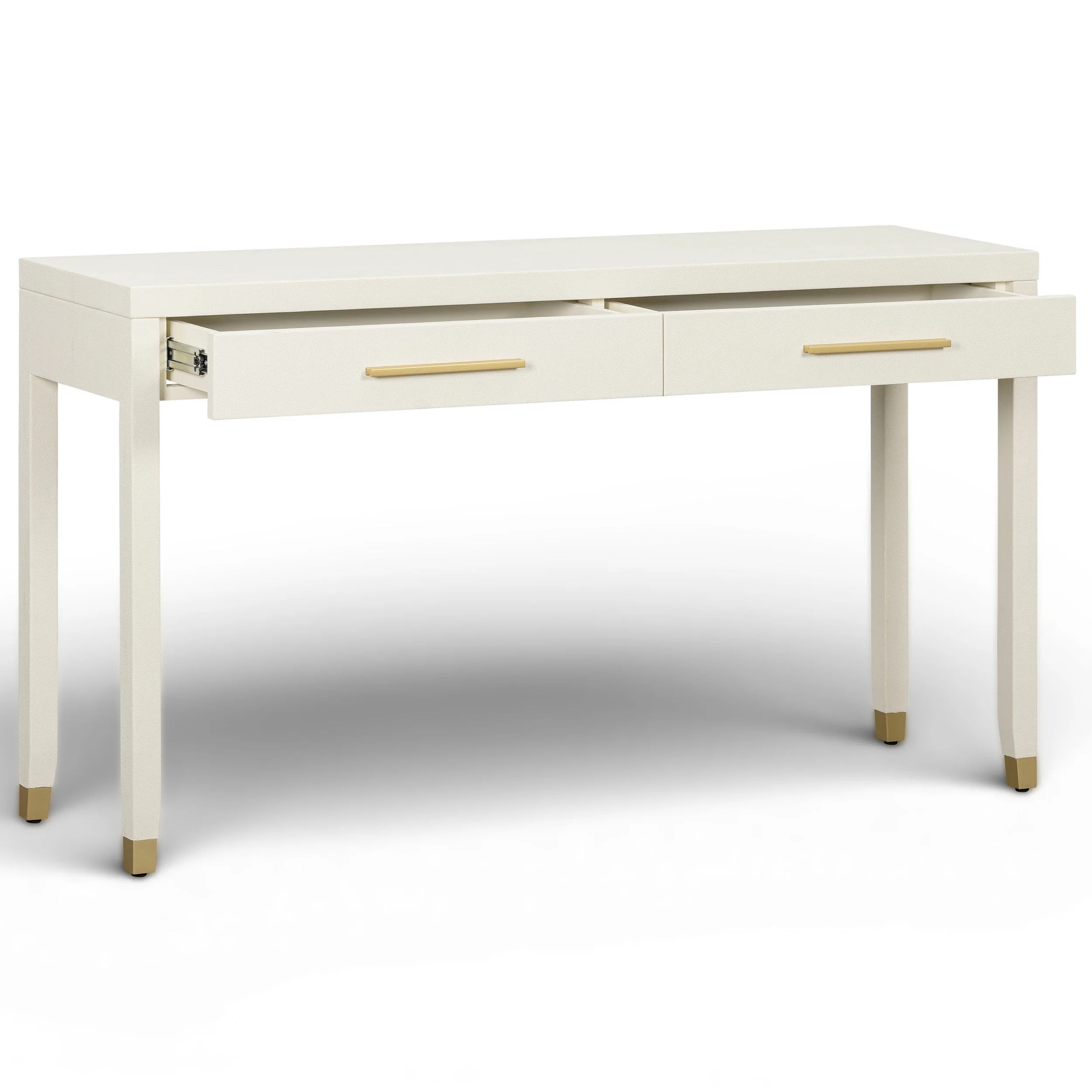 Dani 2-Drawer Console Table, Cream - Image 5