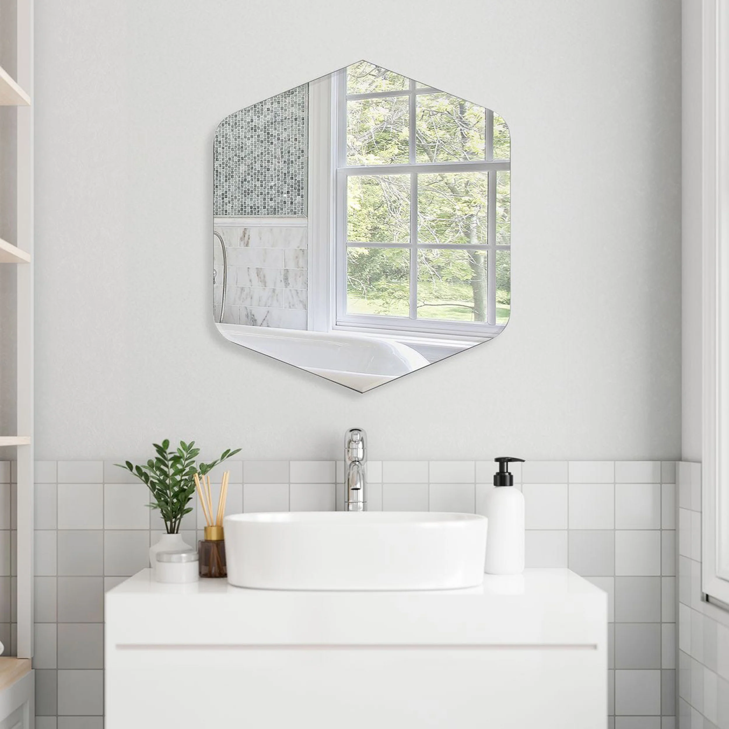 Daphne Mirror, Black - Image 4