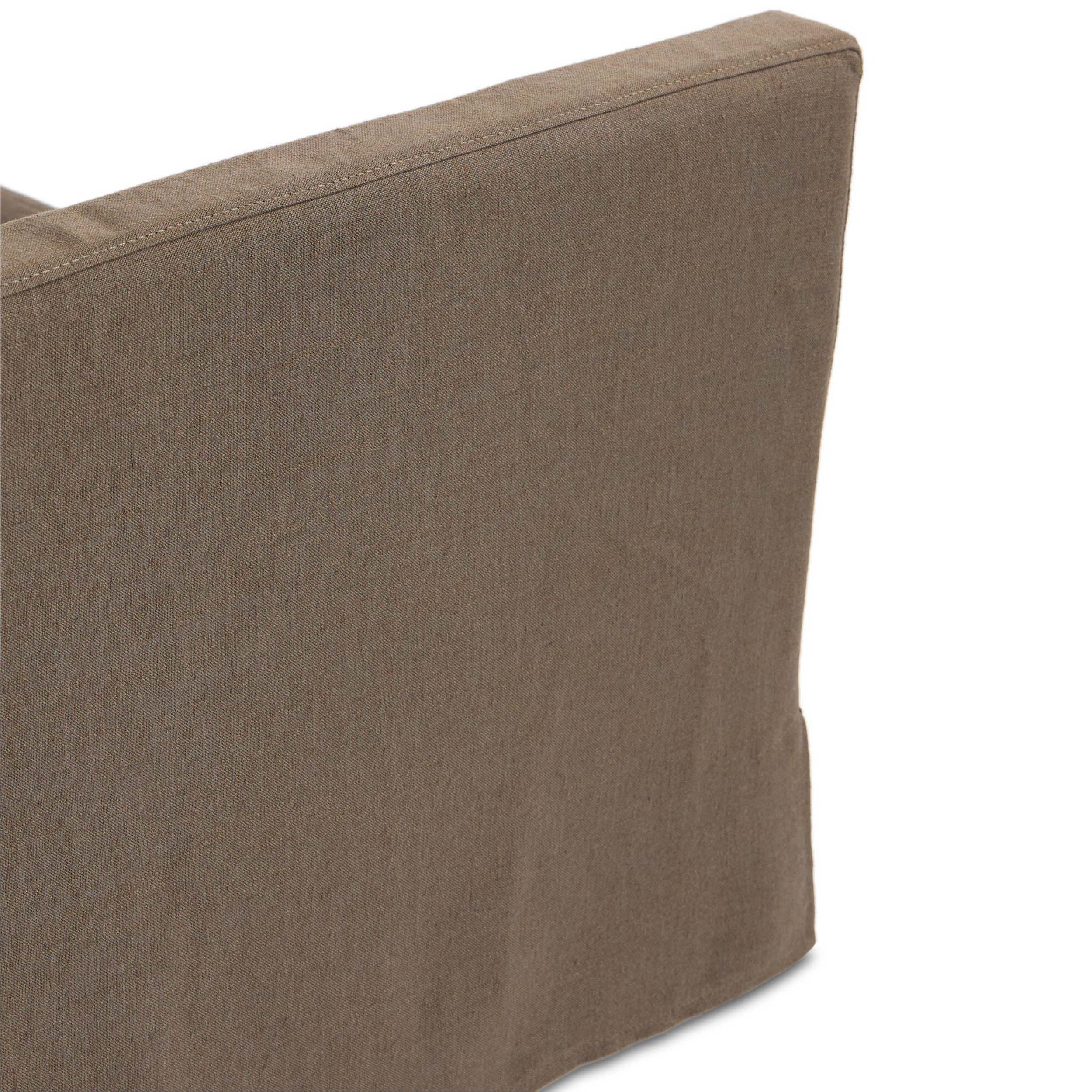 Daphne Slipcover Twin Bed, Savoy Coffee by Four Hands - Image 6