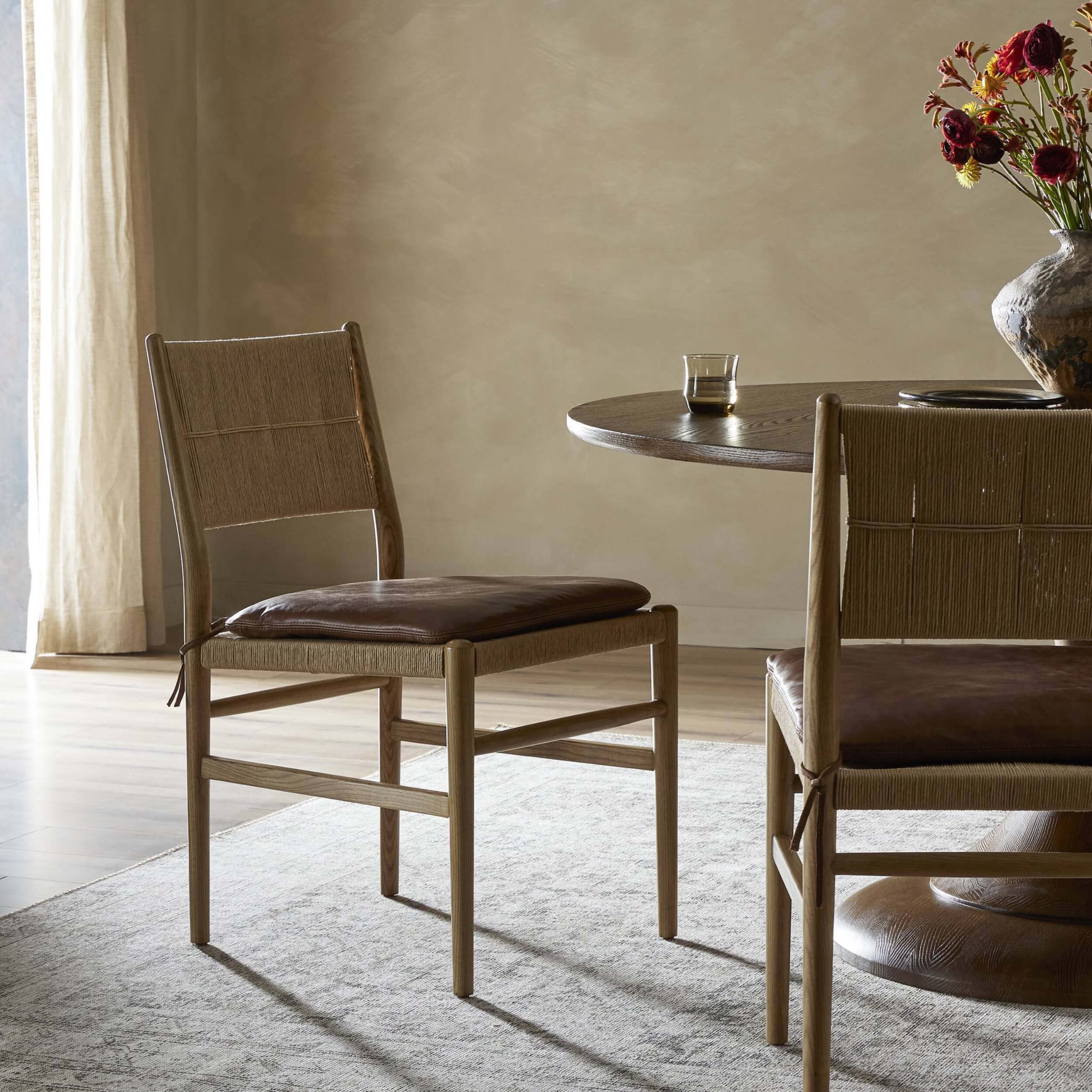 Dara Dining Chair, Dulane Mahogany, Set of 2 by Amber Lewis x Four Hands - Image 6