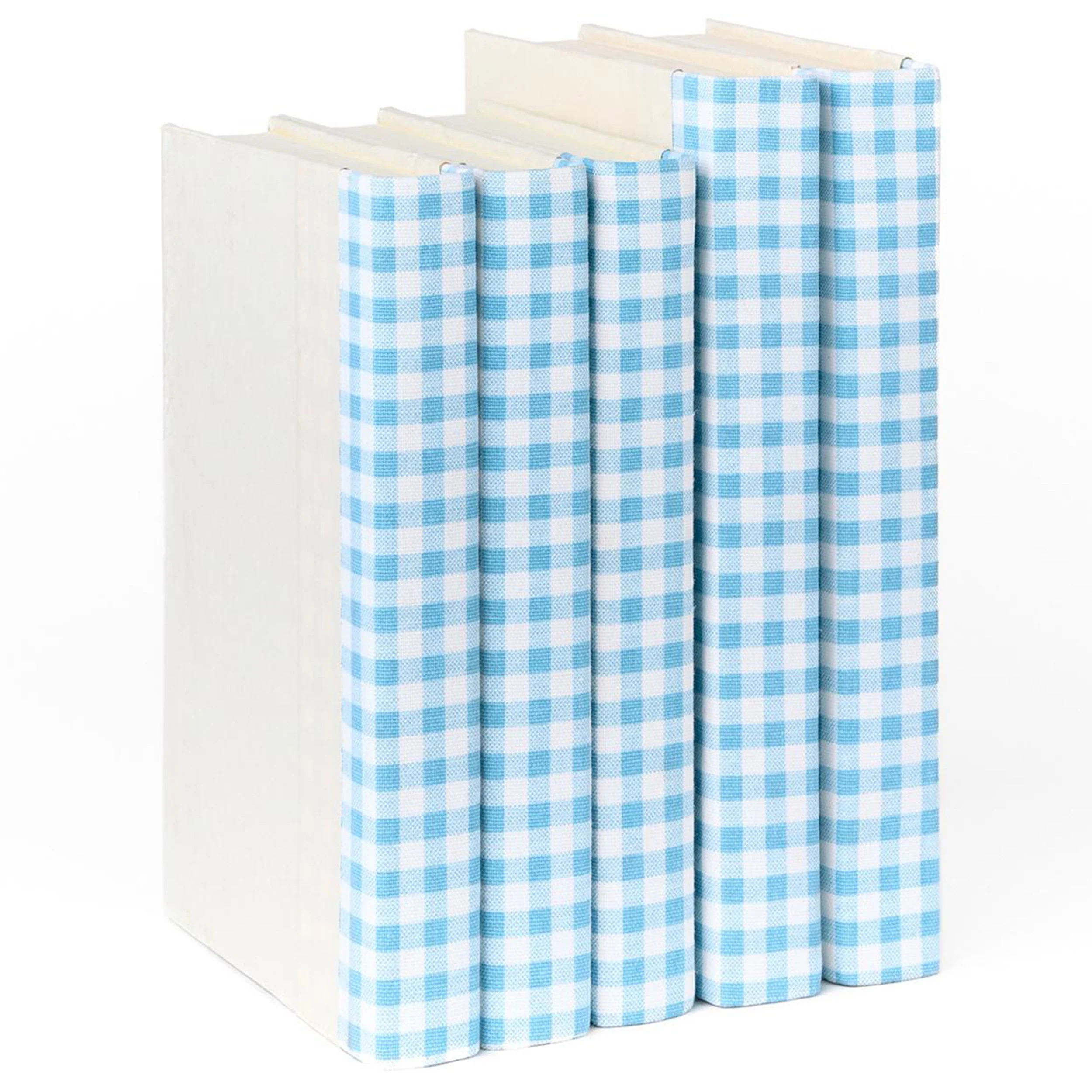 Darcy Book Stack, Blue/White - Image 2