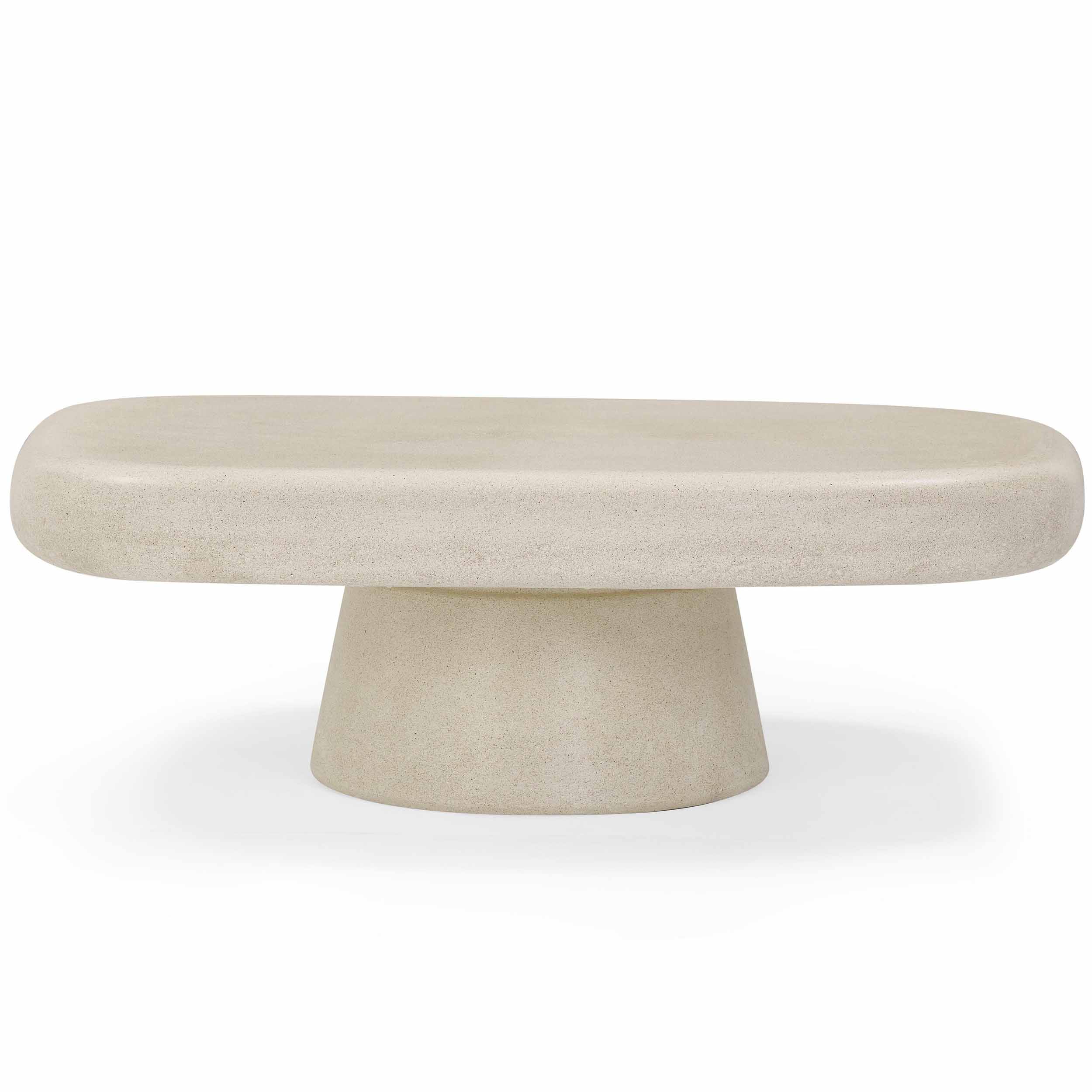 Darial Coffee Table, Sandstone - Image 2