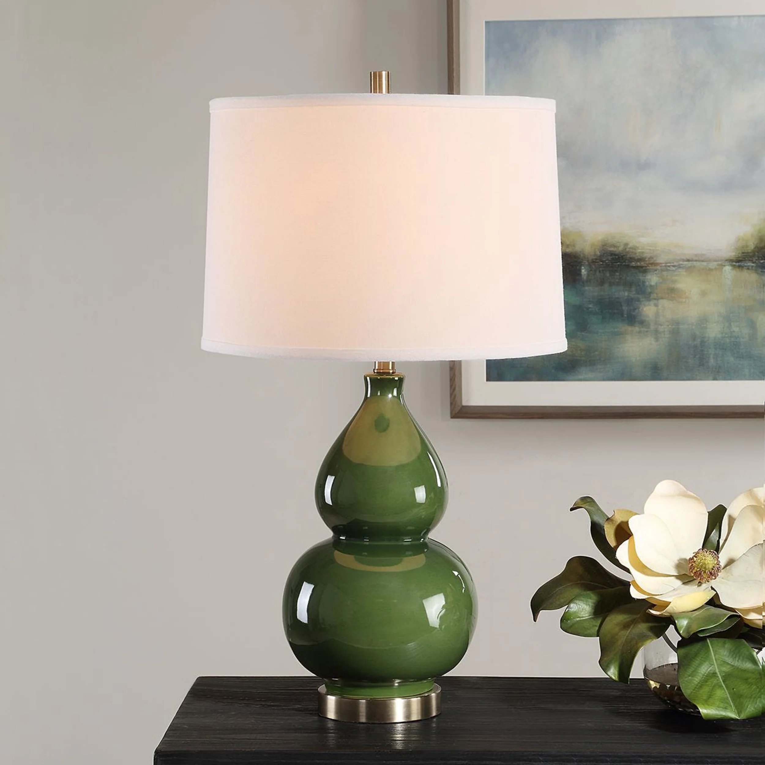 Dario Table Lamp, Dark Green - Image 5