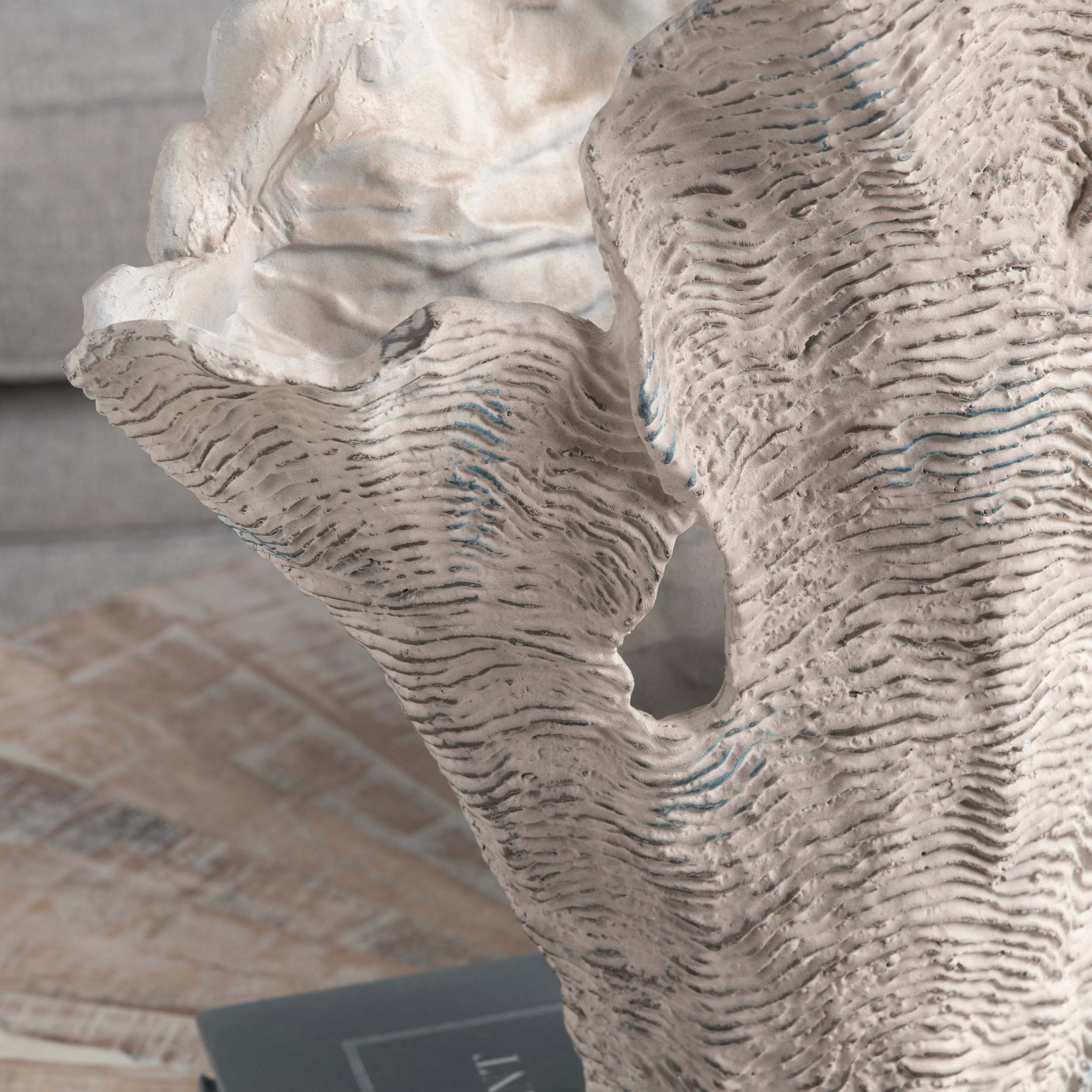 Deacon Coral Sculpture, White - Image 3