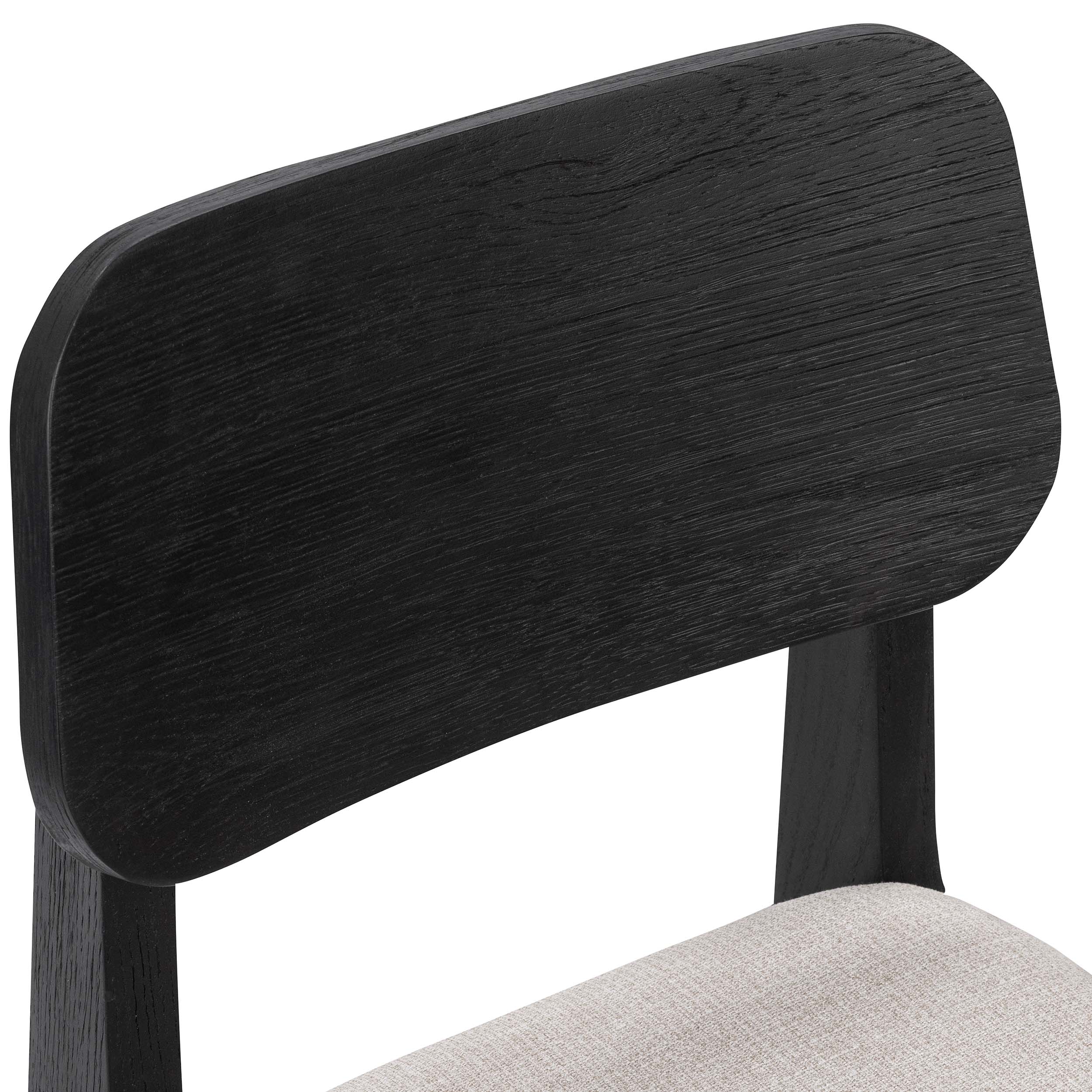 Deaven Dining Chair, Black, Set of 2 - Image 4