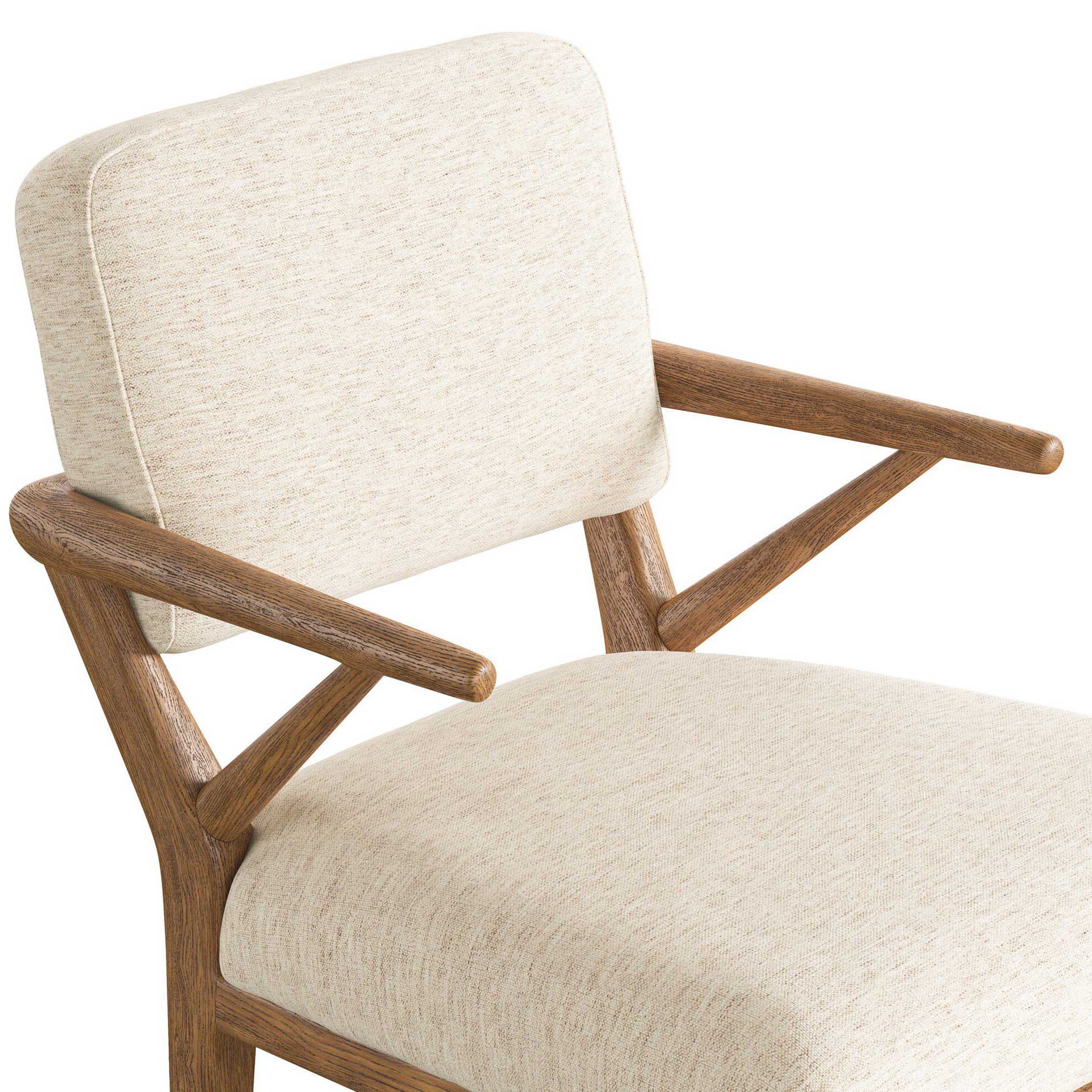 Deidre Dining Chair, Nomad Snow, Set of 2 by Four Hands - Image 6