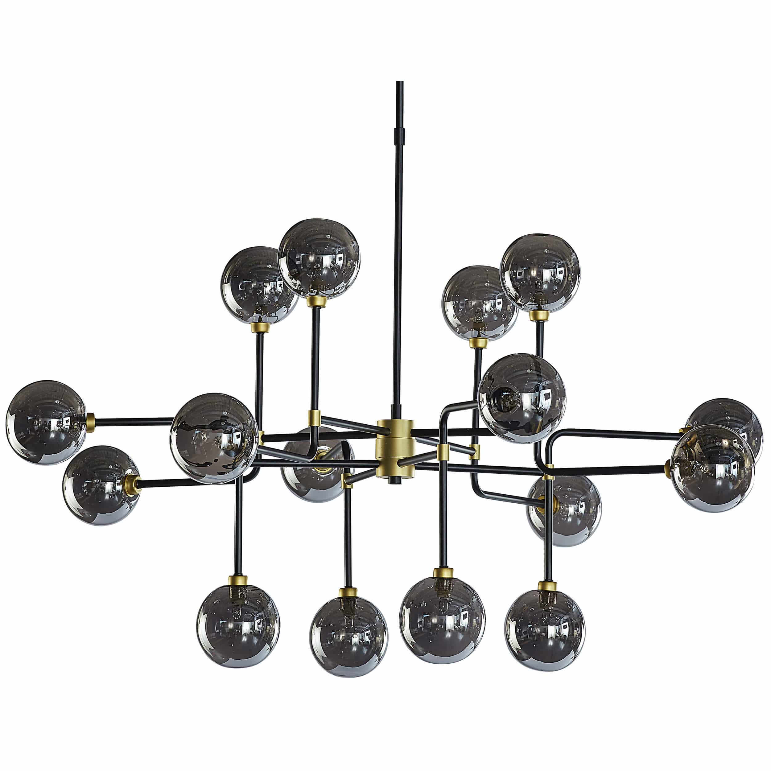 Deimos Large Chandelier, Smoke Grey - Image 2