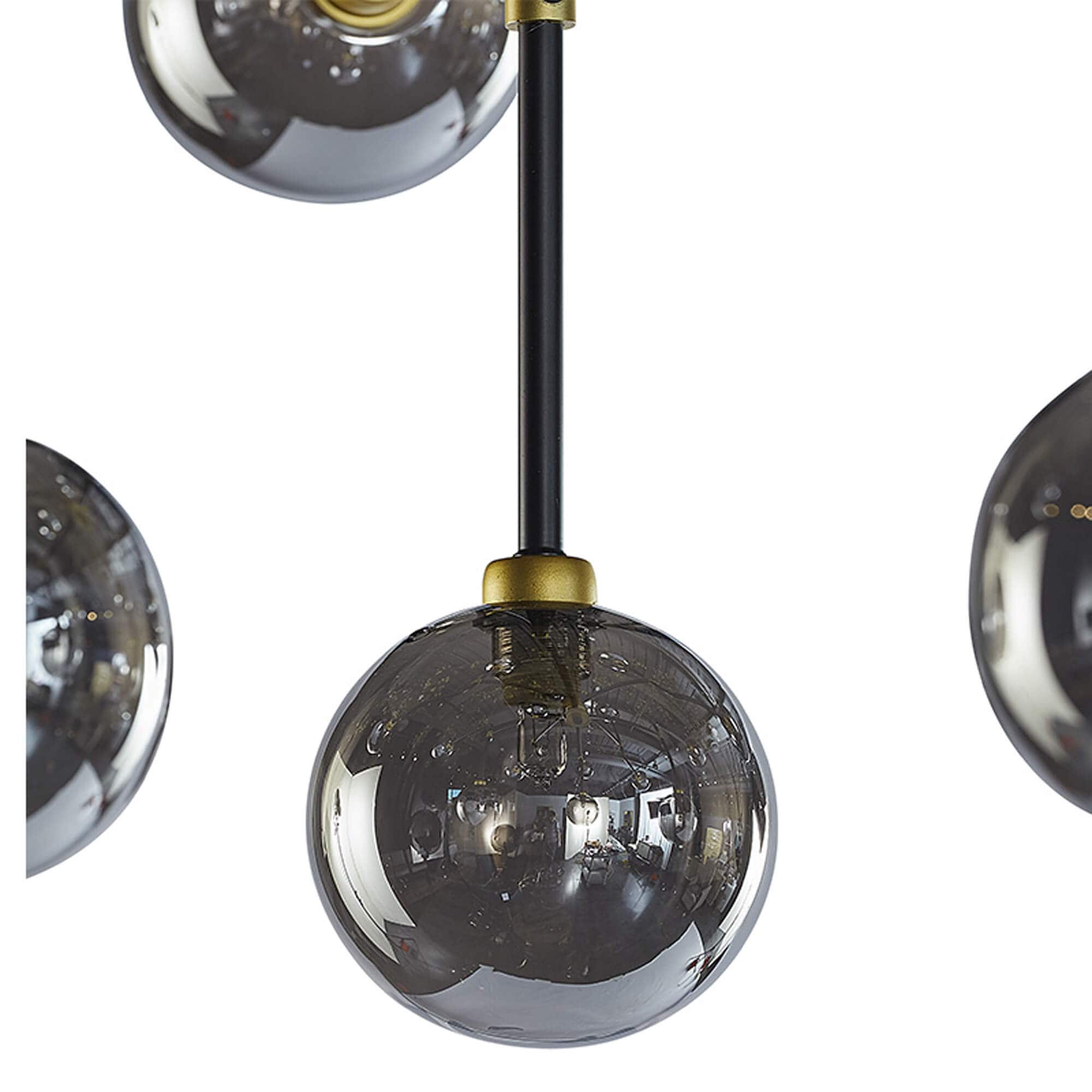 Deimos Large Chandelier, Smoke Grey - Image 3
