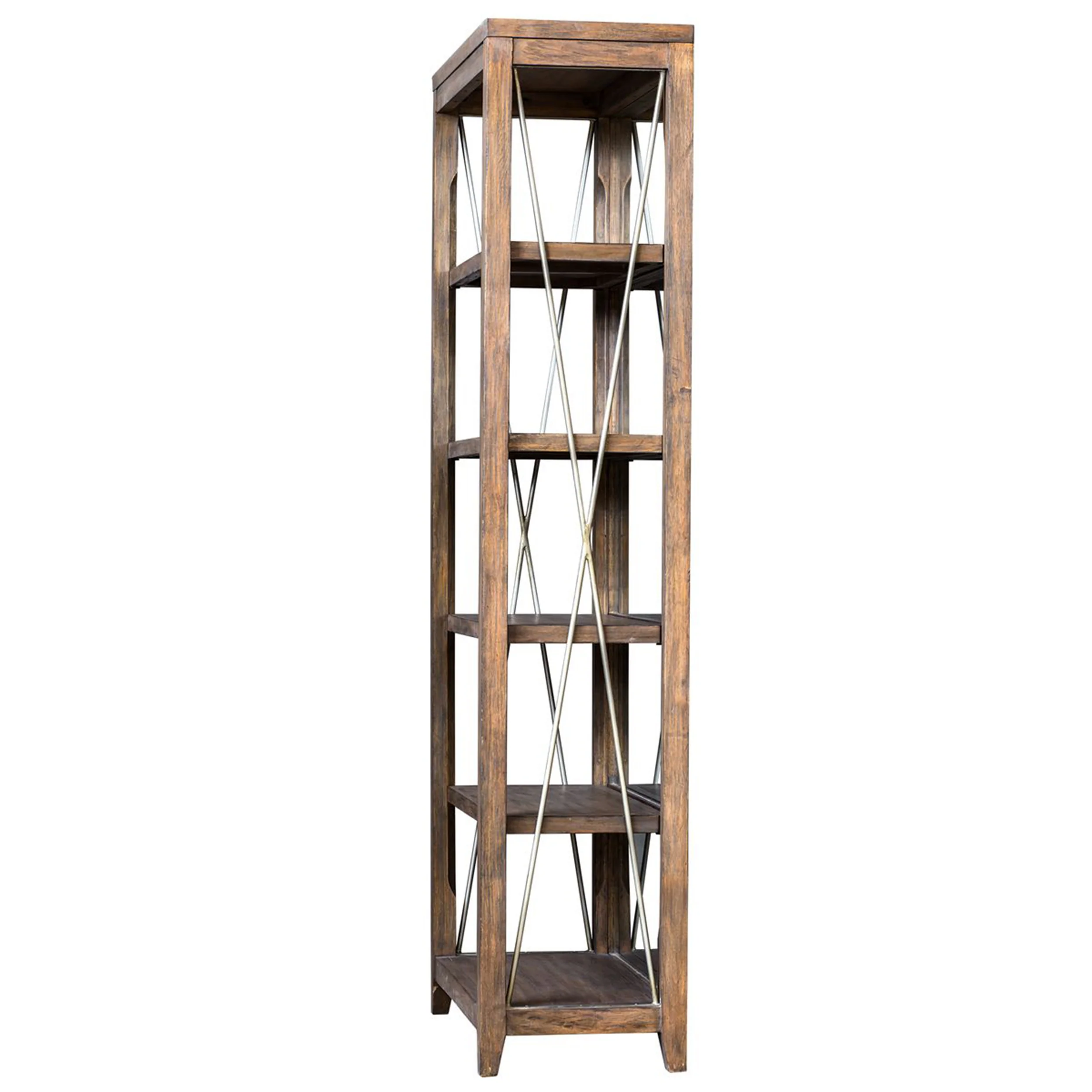 Delancey Etagere, Weathered Oak - Image 3