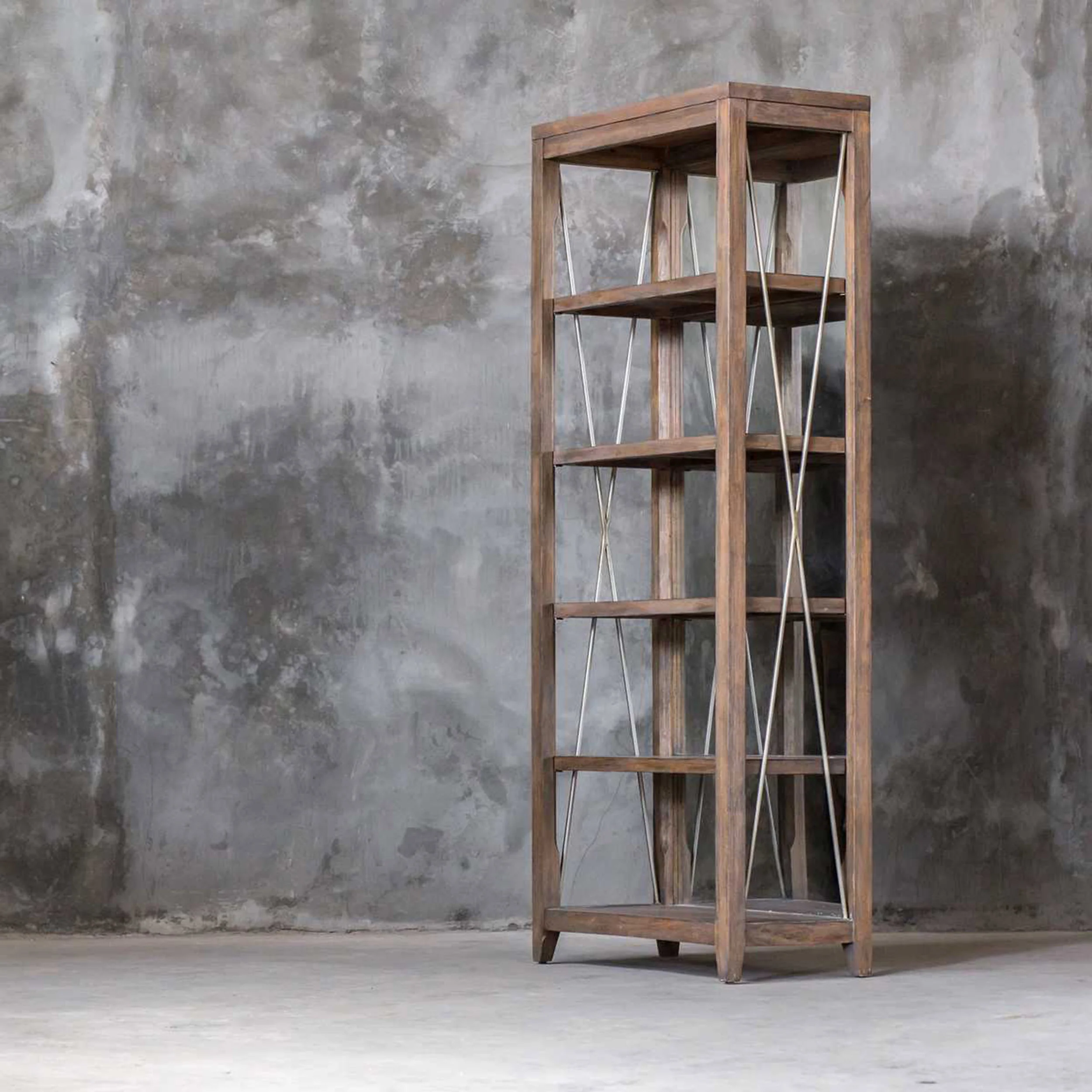 Delancey Etagere, Weathered Oak - Image 5