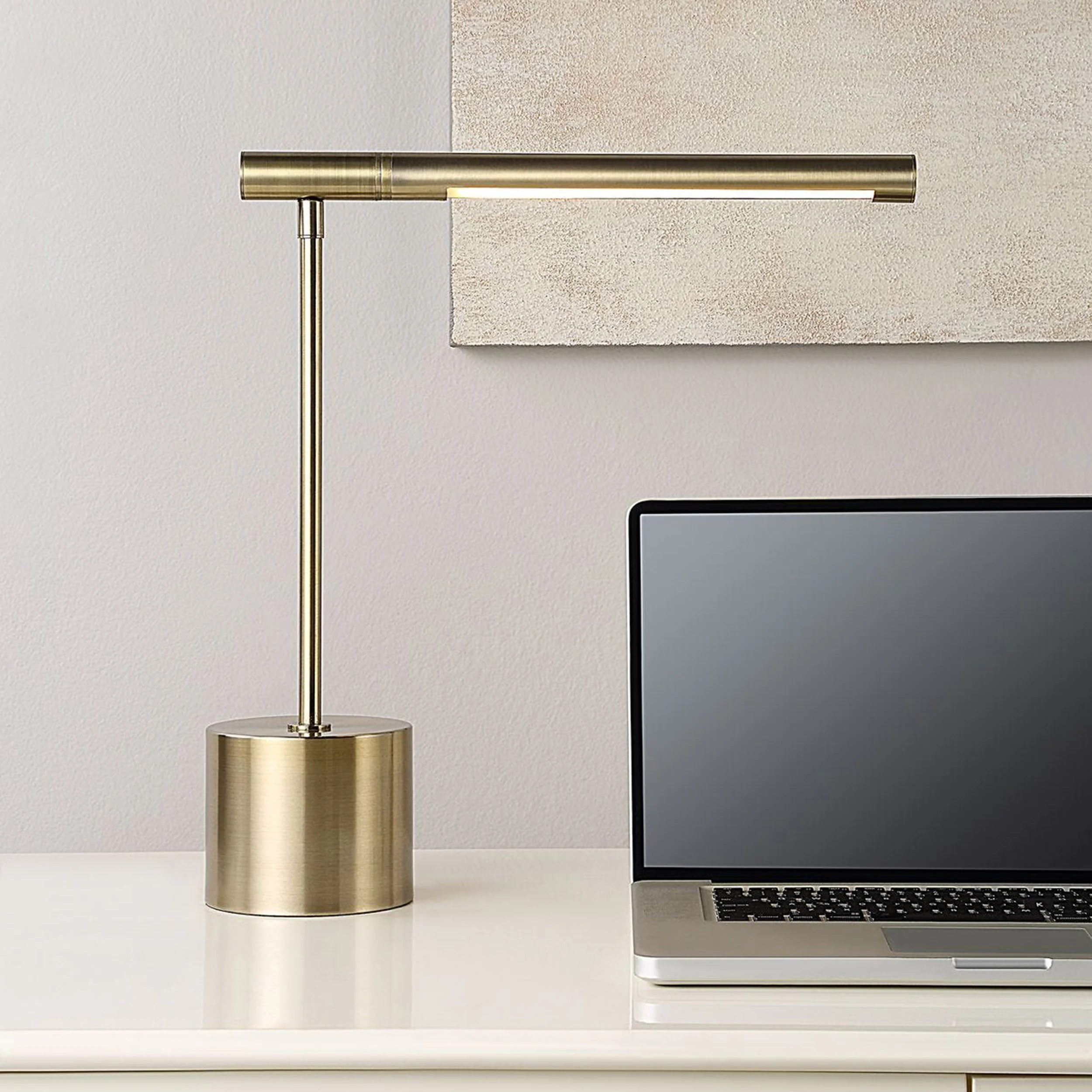 Delfina Table Lamp, Antique Brass - Image 6