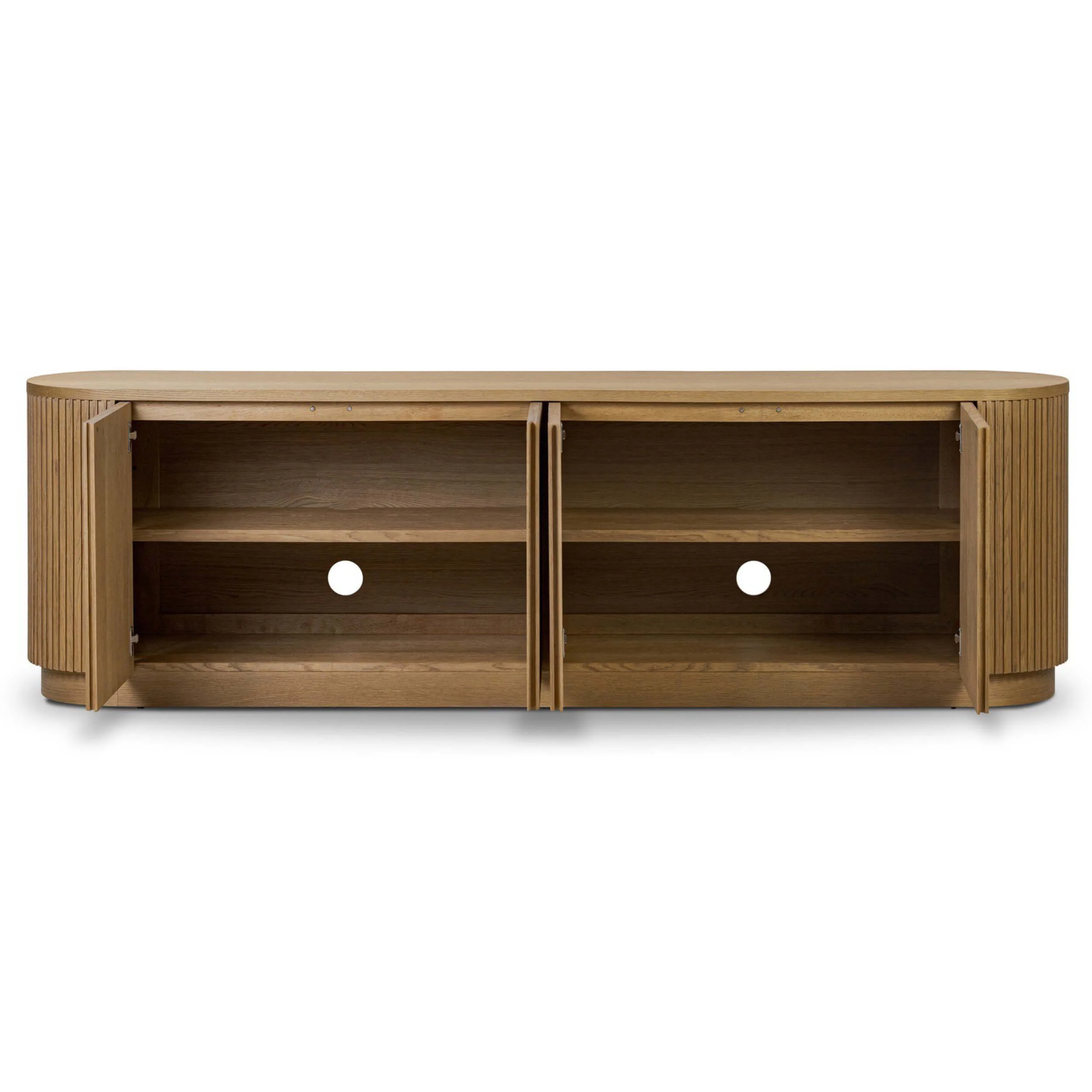 Delphi Media Console, Desert Oak by Four Hands - Image 5