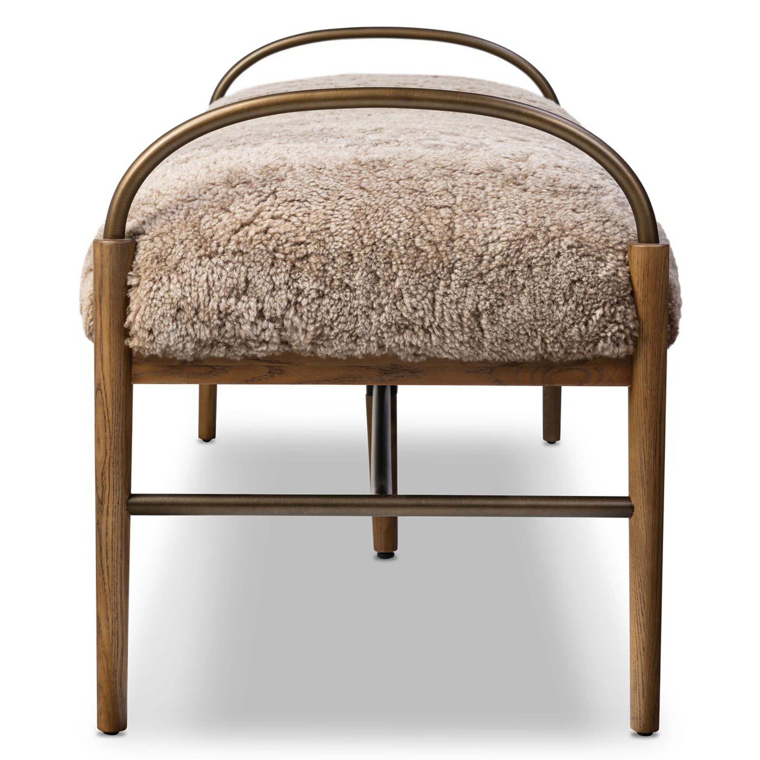 Demi Accent Bench, Beige by Amber Lewis x Four Hands - Image 11