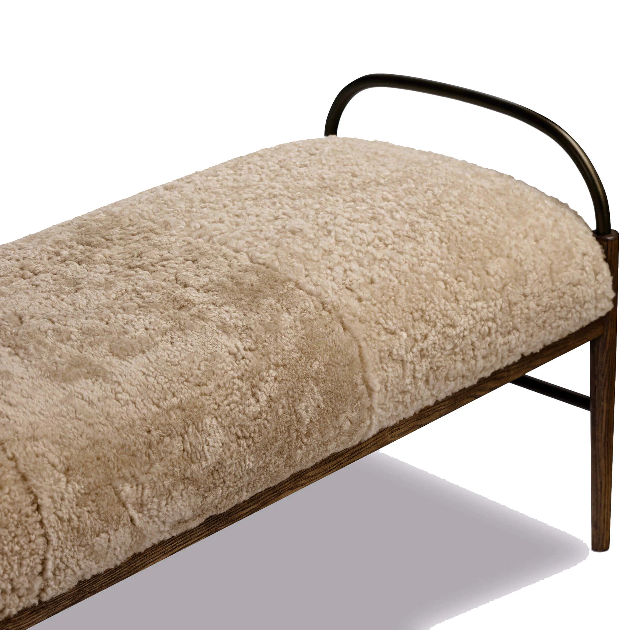 Demi Accent Bench, Beige by Amber Lewis x Four Hands - Image 4