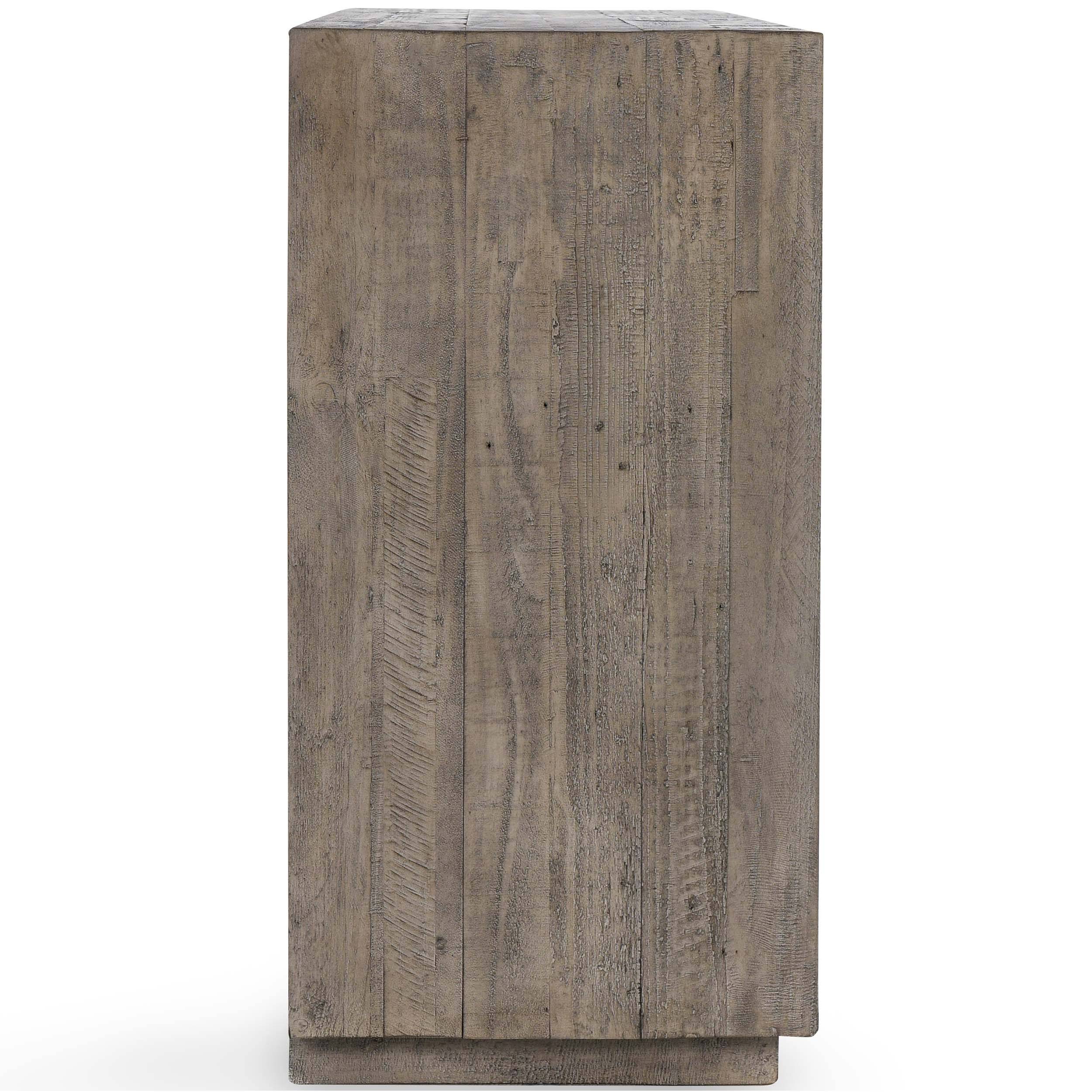 Denver Cabinet, Distressed Gray/Antique White - Image 3