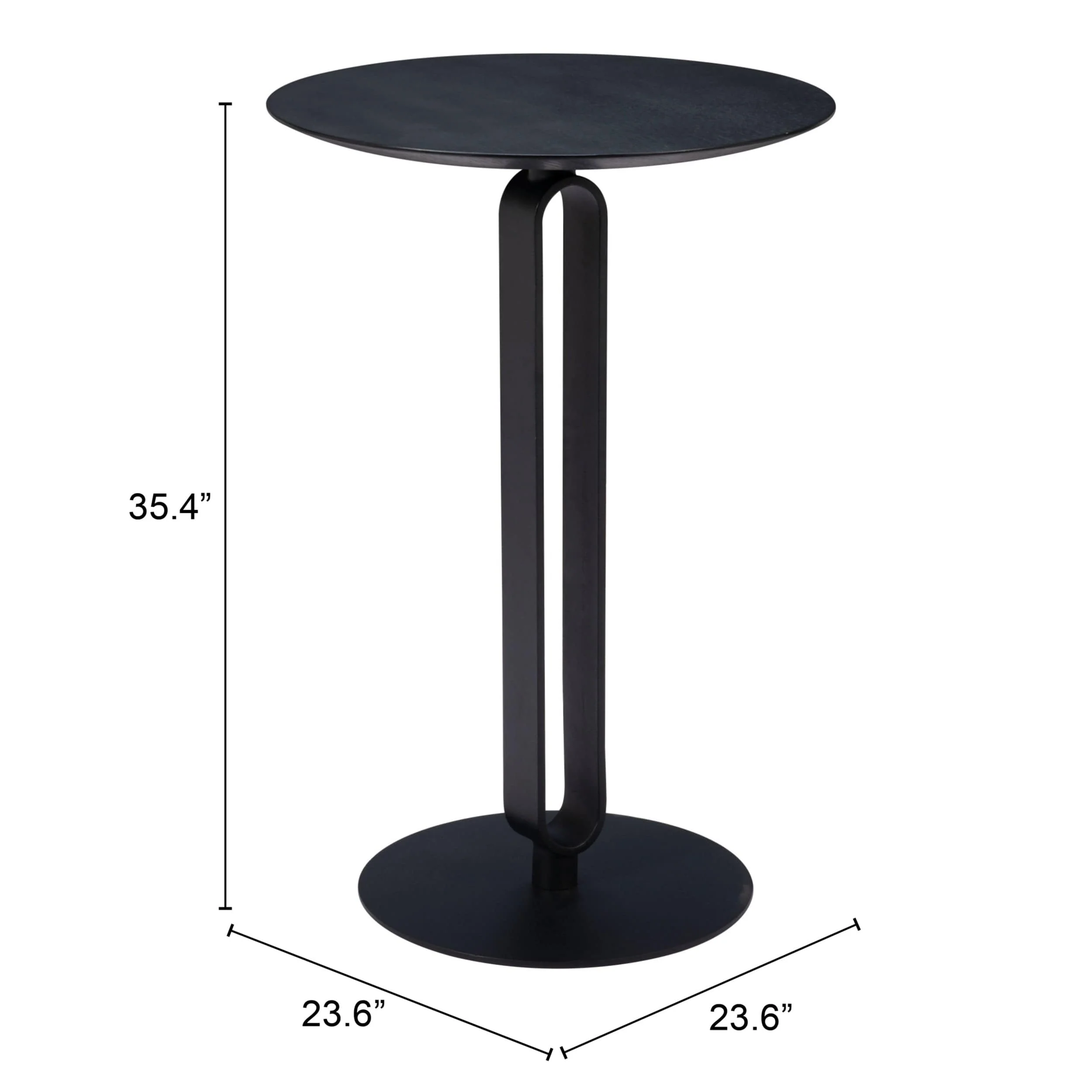 Derry Counter Table, Black - Image 8