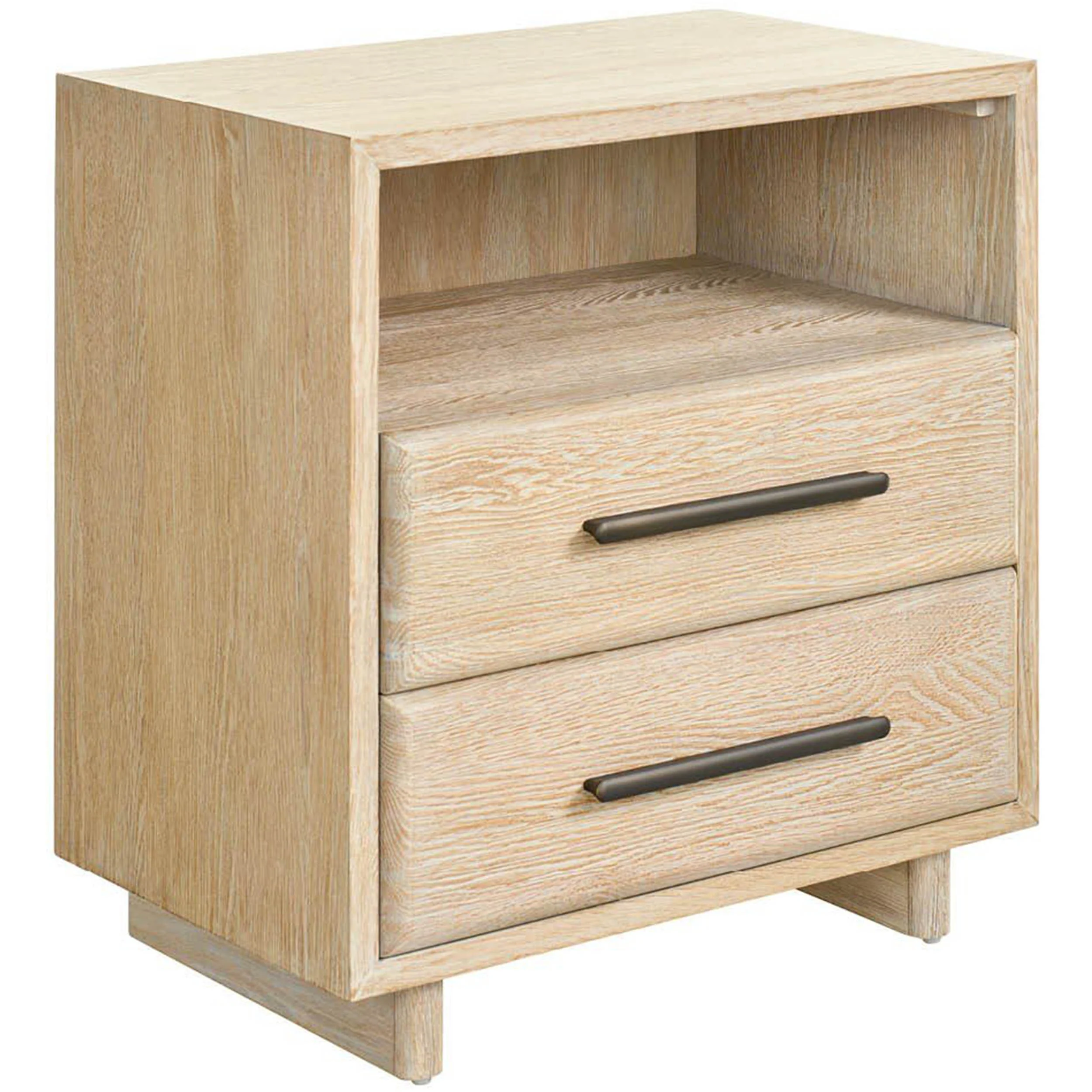 Desert 2 Drawer Open Storage Nighstand, Desert