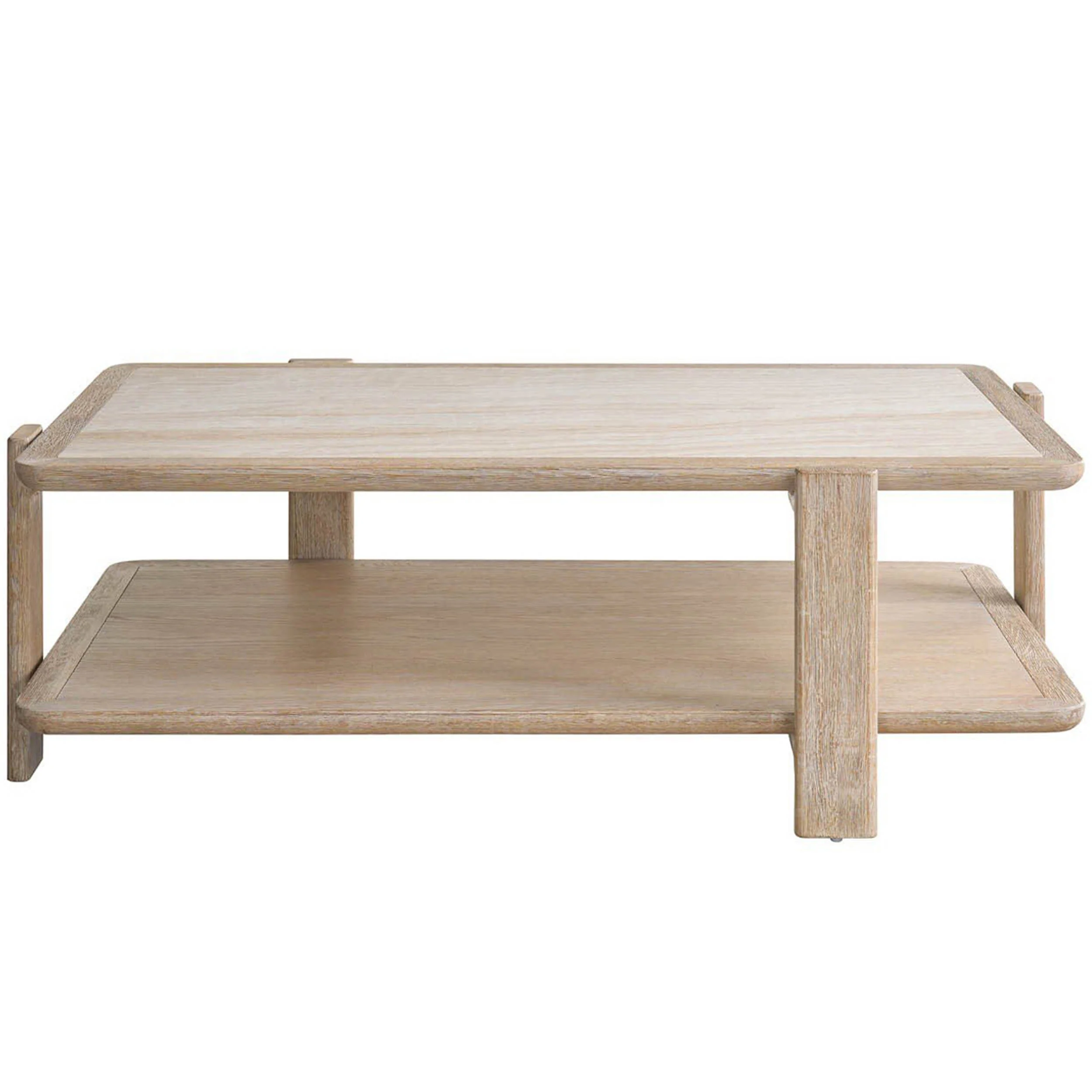 Desert and Stone Cocktail Table, White Travertine - Image 2