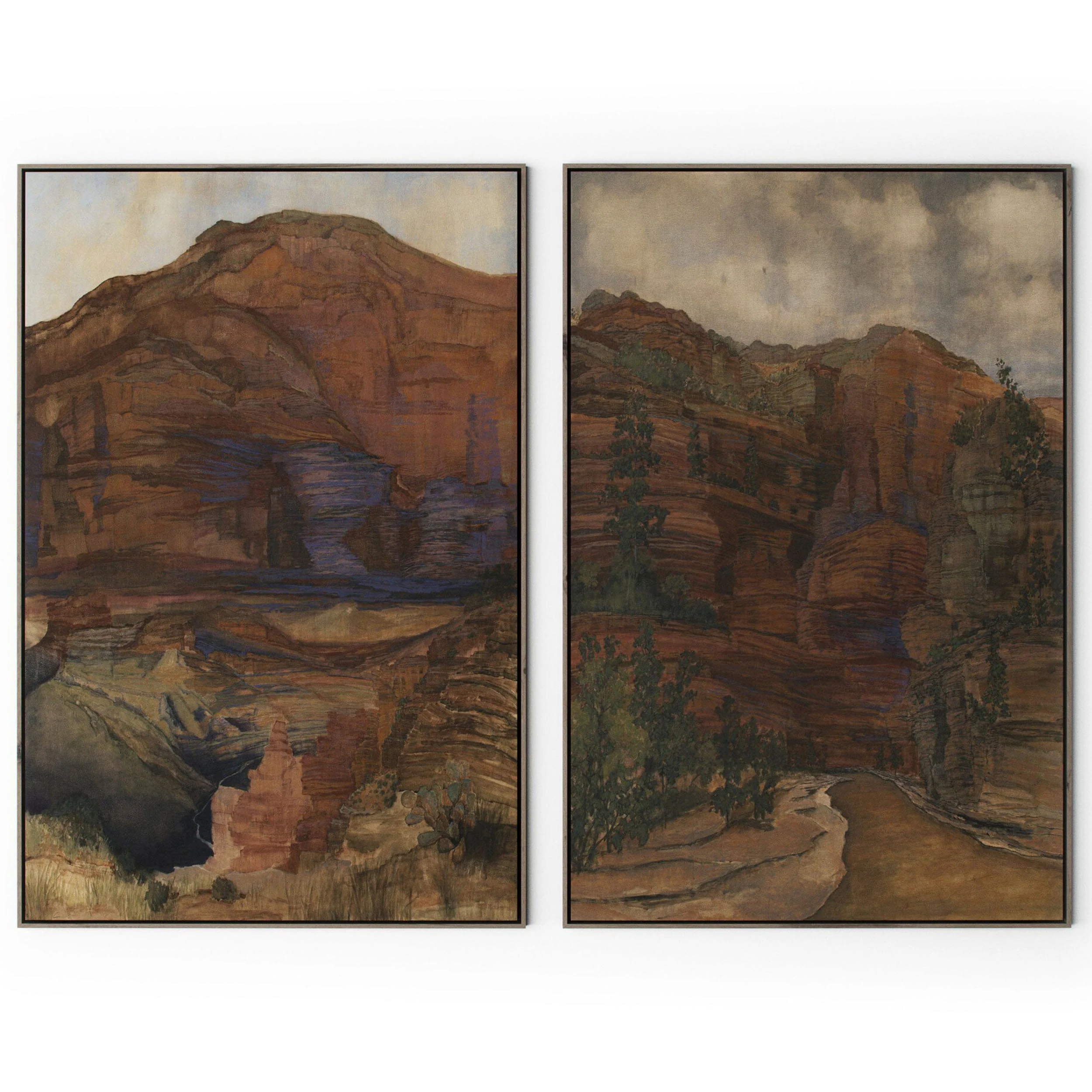 Desert Diptych by Aileen Fitzgerald by Four Hands