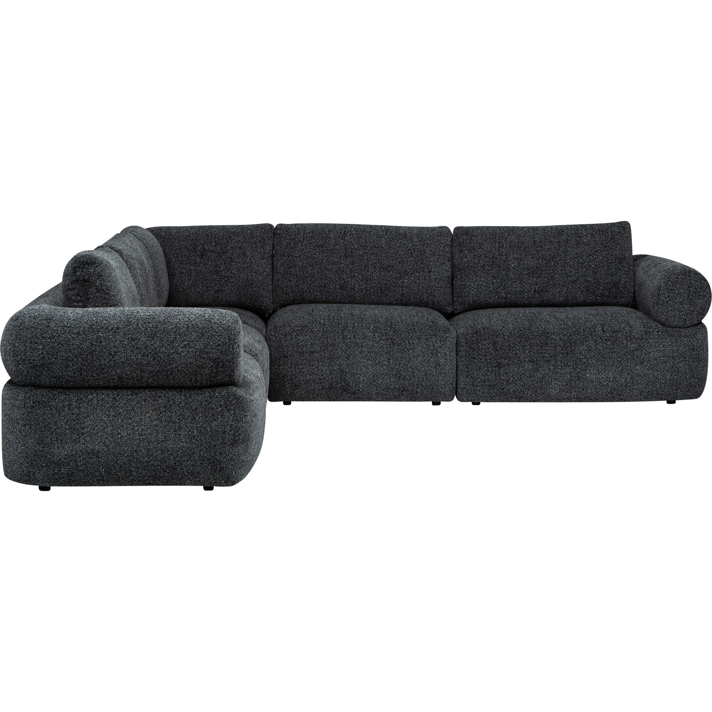 Desi 5 Piece Sectional, Beck Granite - Image 2