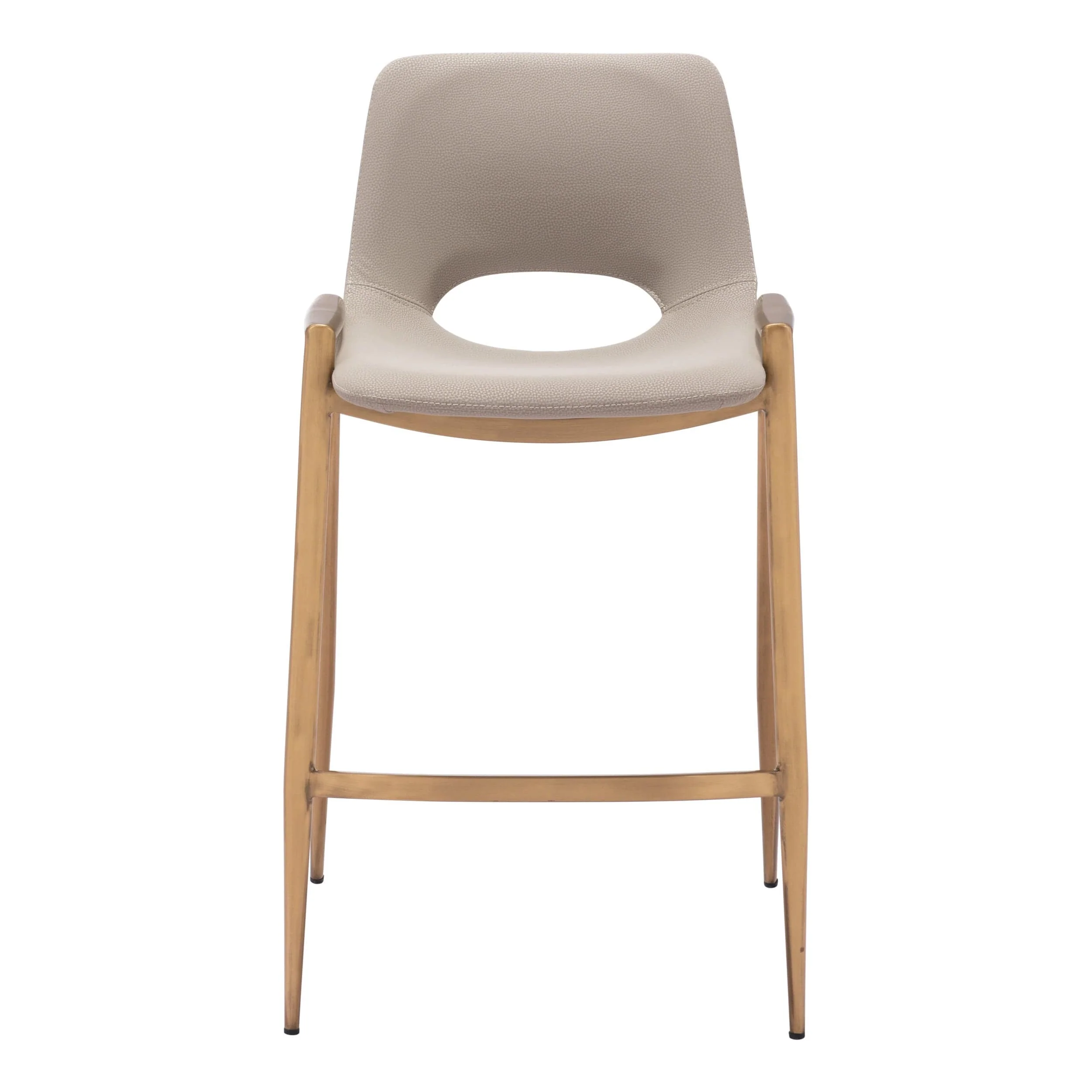 Desi Counter Stool, Beige, Set of 2 - Image 2