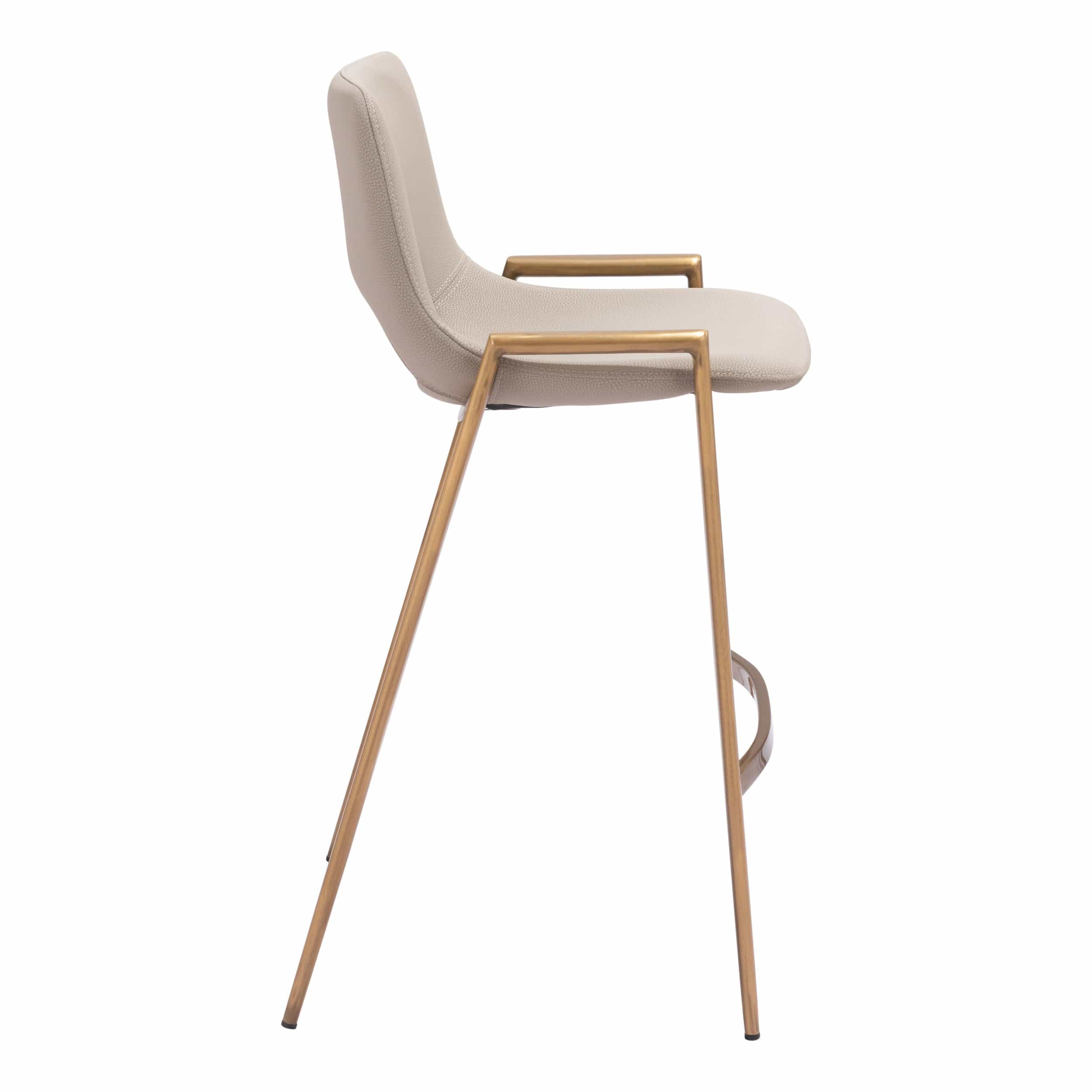 Desi Counter Stool, Beige, Set of 2 - Image 3