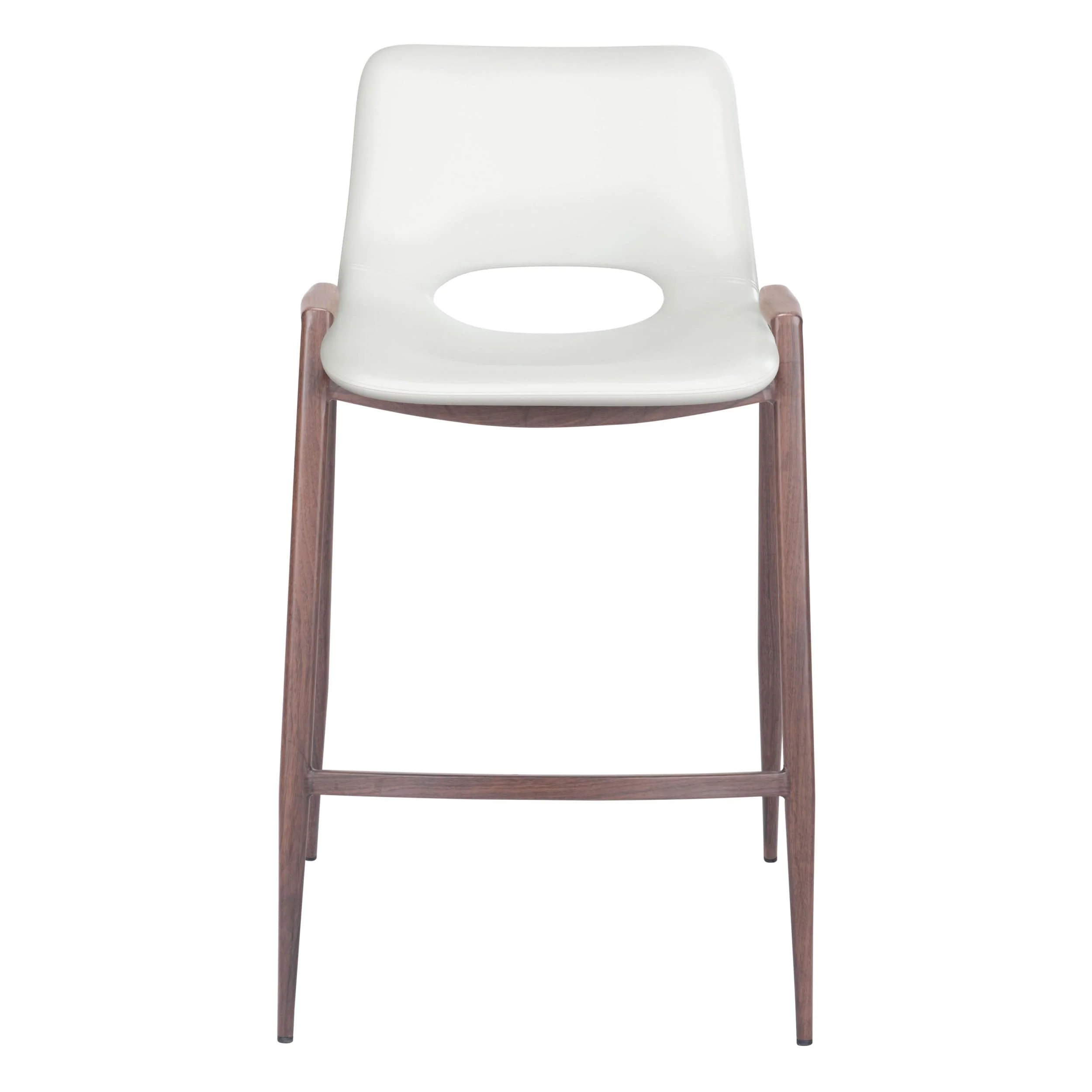 Desi Counter Stool, White, Set of 2 - Image 2