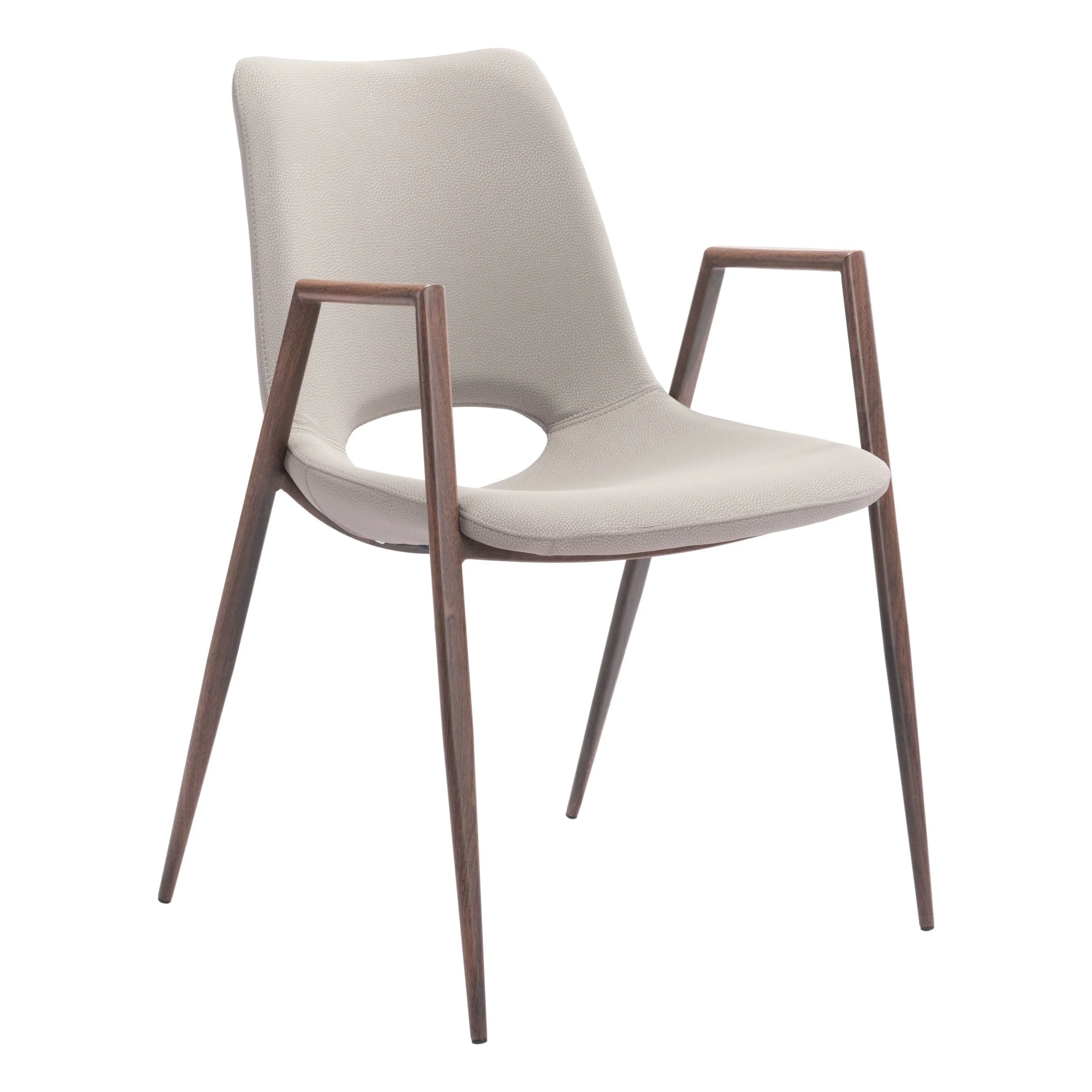Desi Dining Chair, Beige, Set of 2