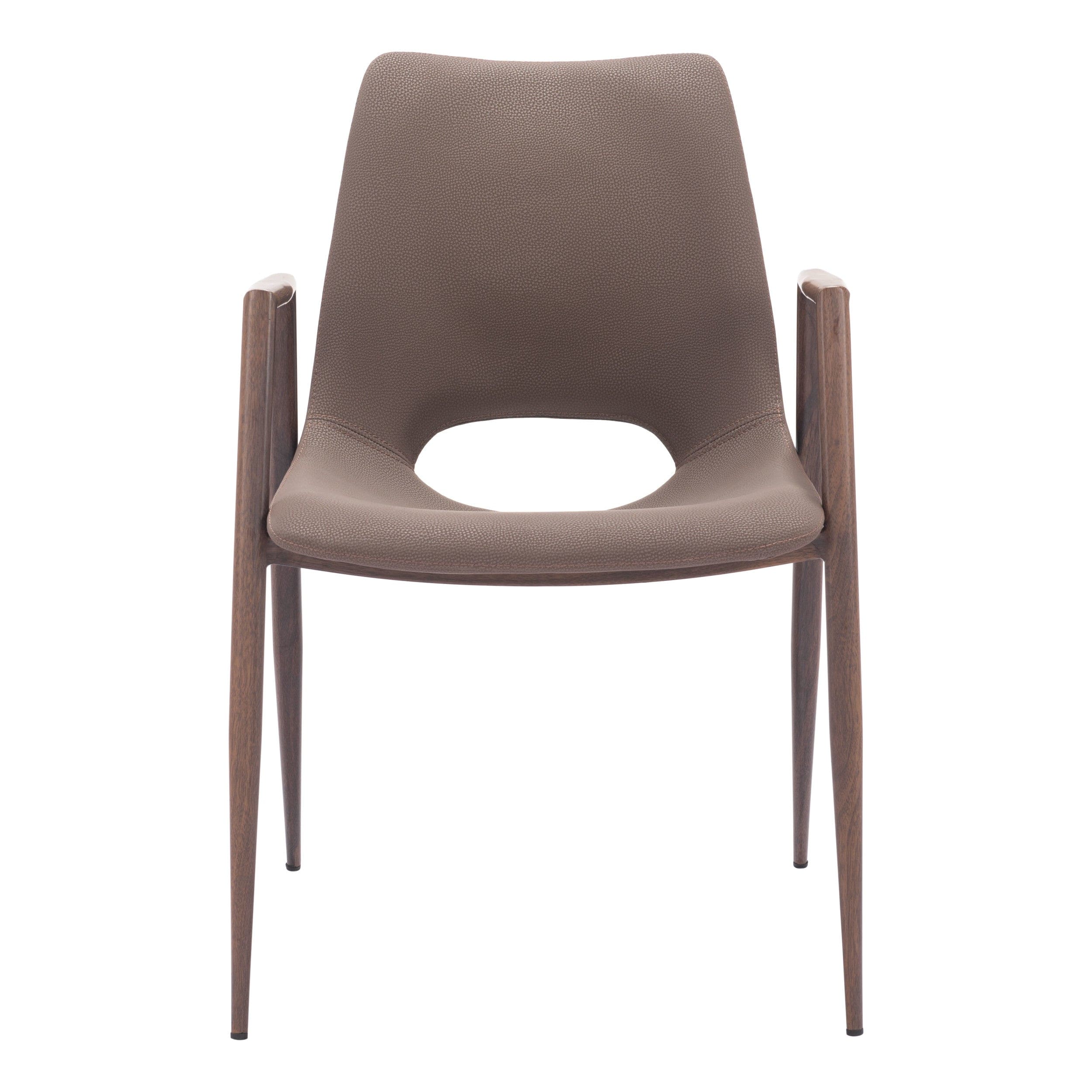 Desi Dining Chair, Brown, Set of 2 - Image 5
