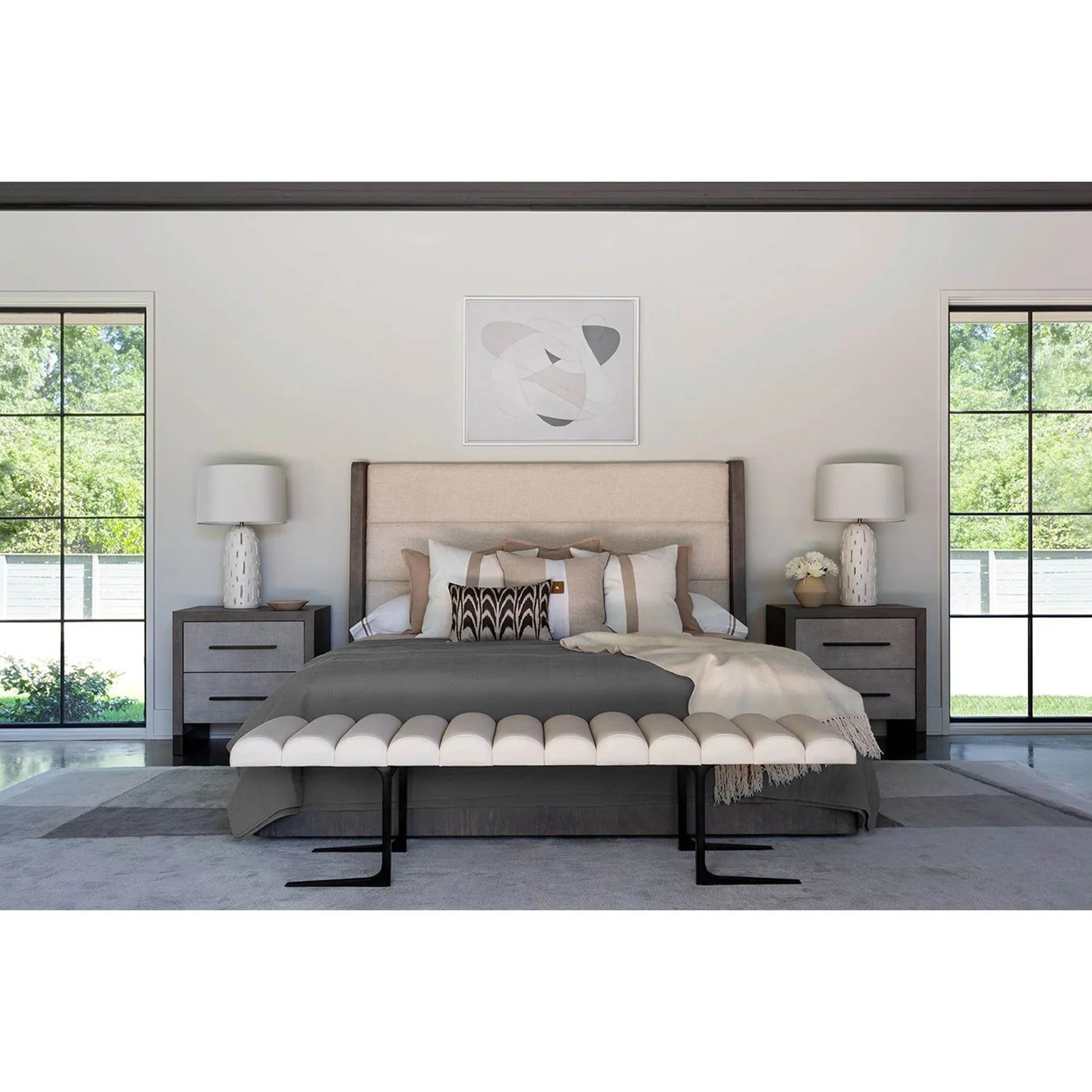 Devereux Bed Bench, Endurance Sand - Image 4