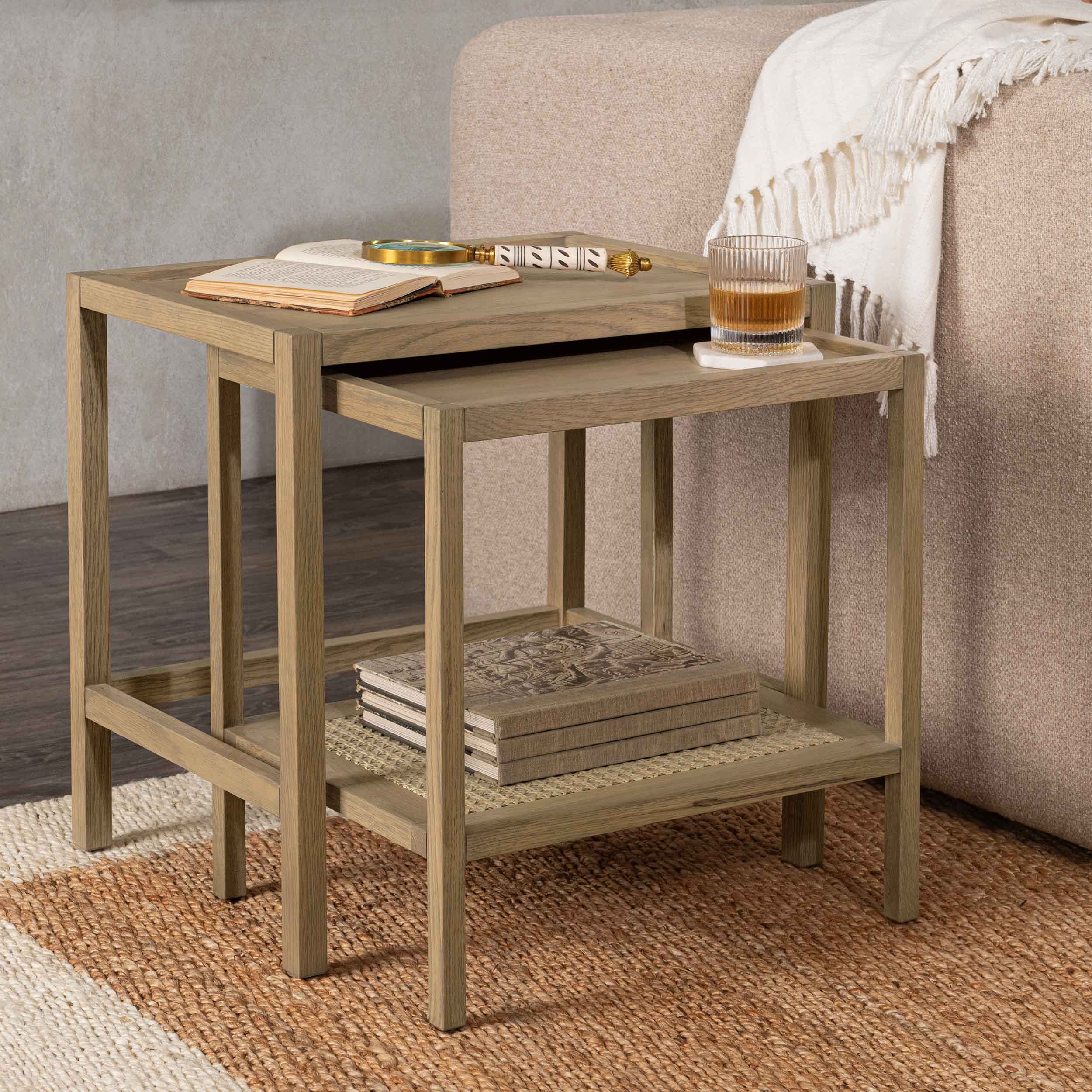 Devin Nesting Accent Table, Khaki Mist - Image 5