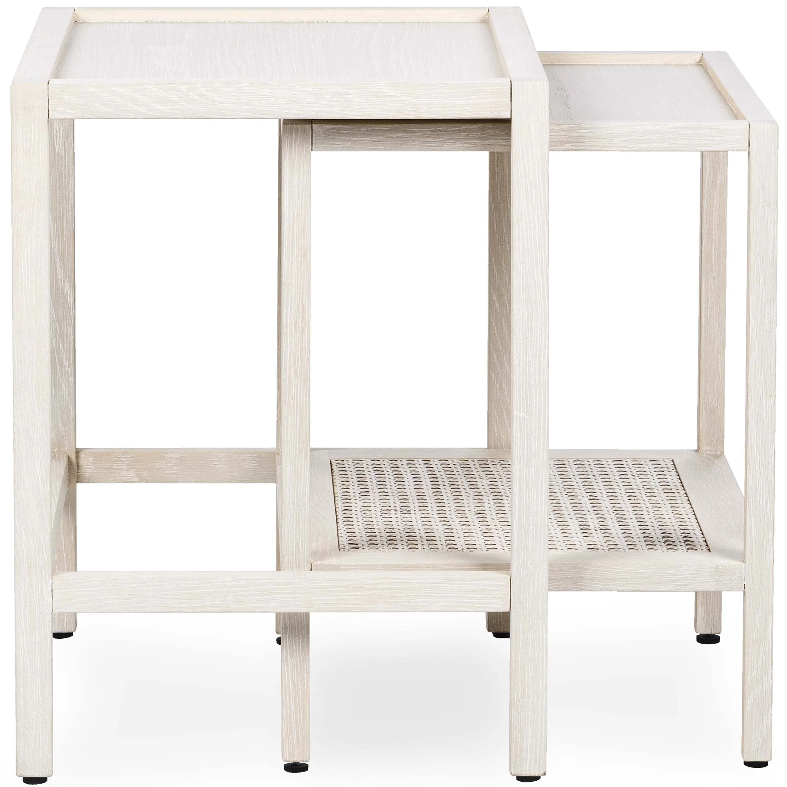 Devin Nesting Accent Table, Milk White - Image 3