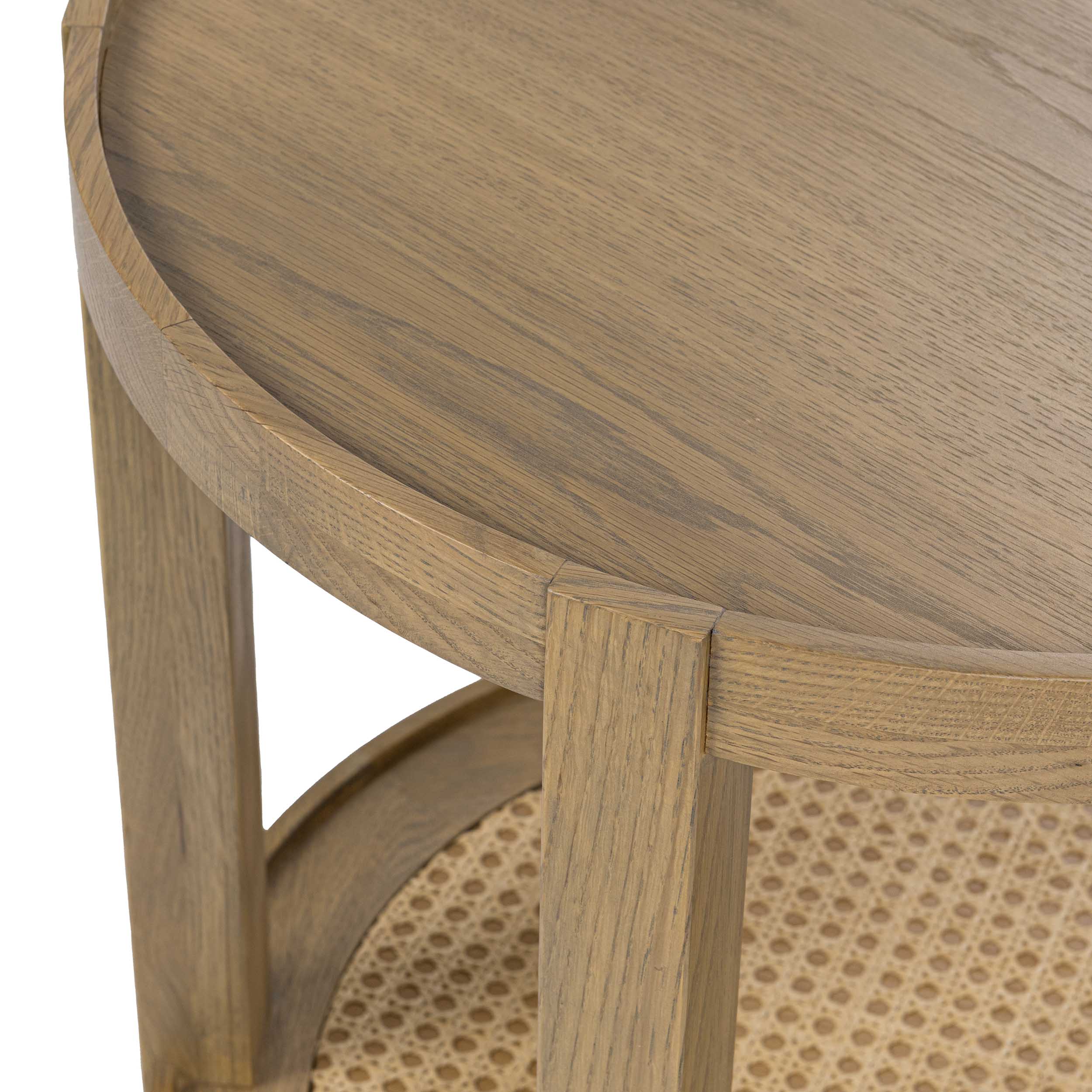 Devin Round End Table, Khaki Mist - Image 3