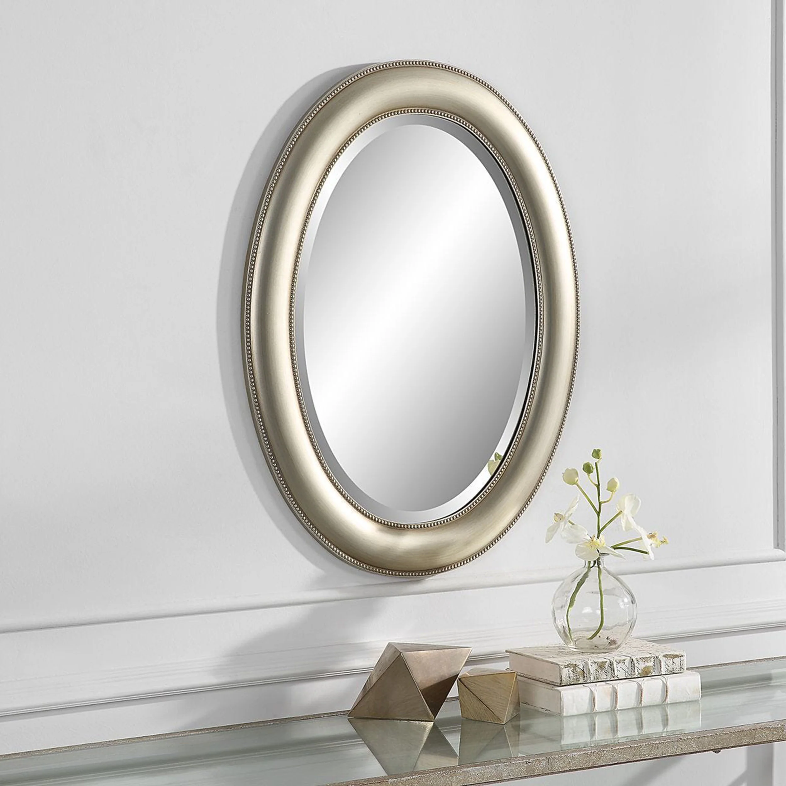 Diandra Mirror, Silver - Image 4