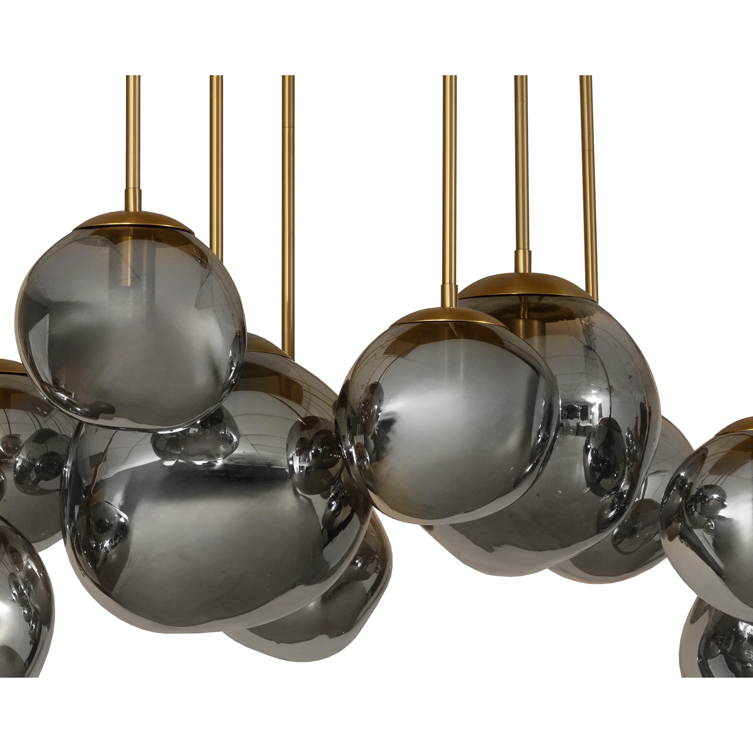 Dionis Chandelier, Rectangular, Grey - Image 3