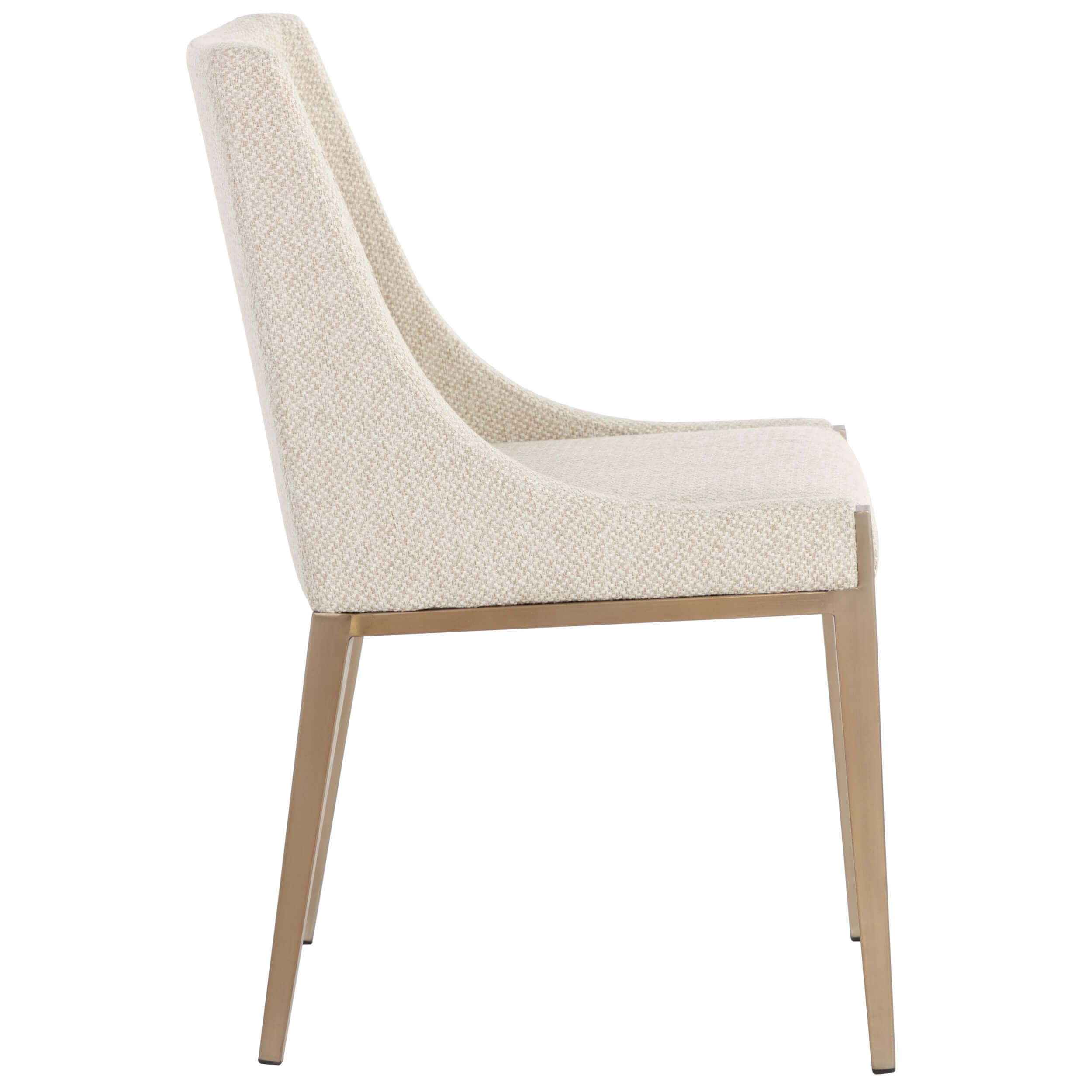 Dionne Dining Chair, Monument Oatmeal, Set of 2 - Image 3