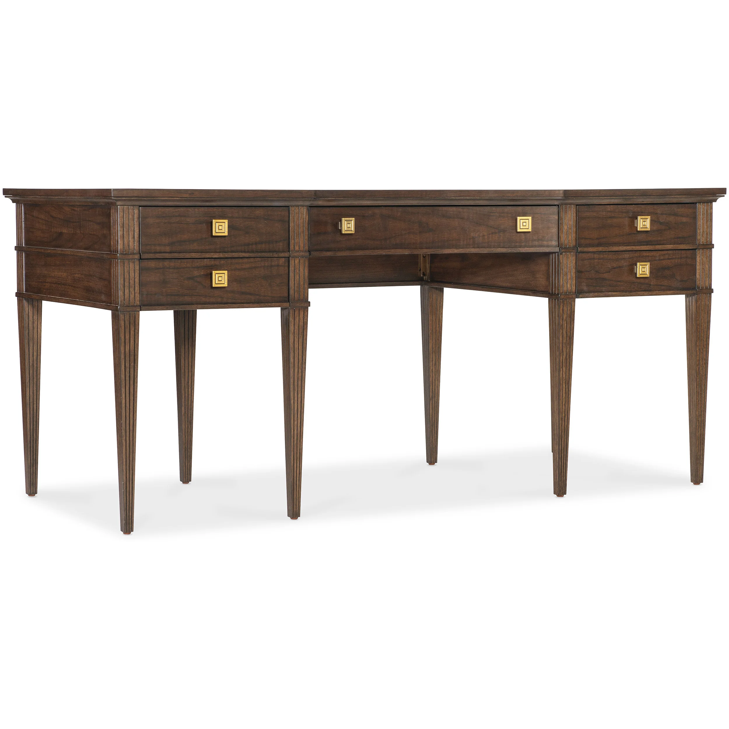 Diplomat Writing Desk, Dark Wood