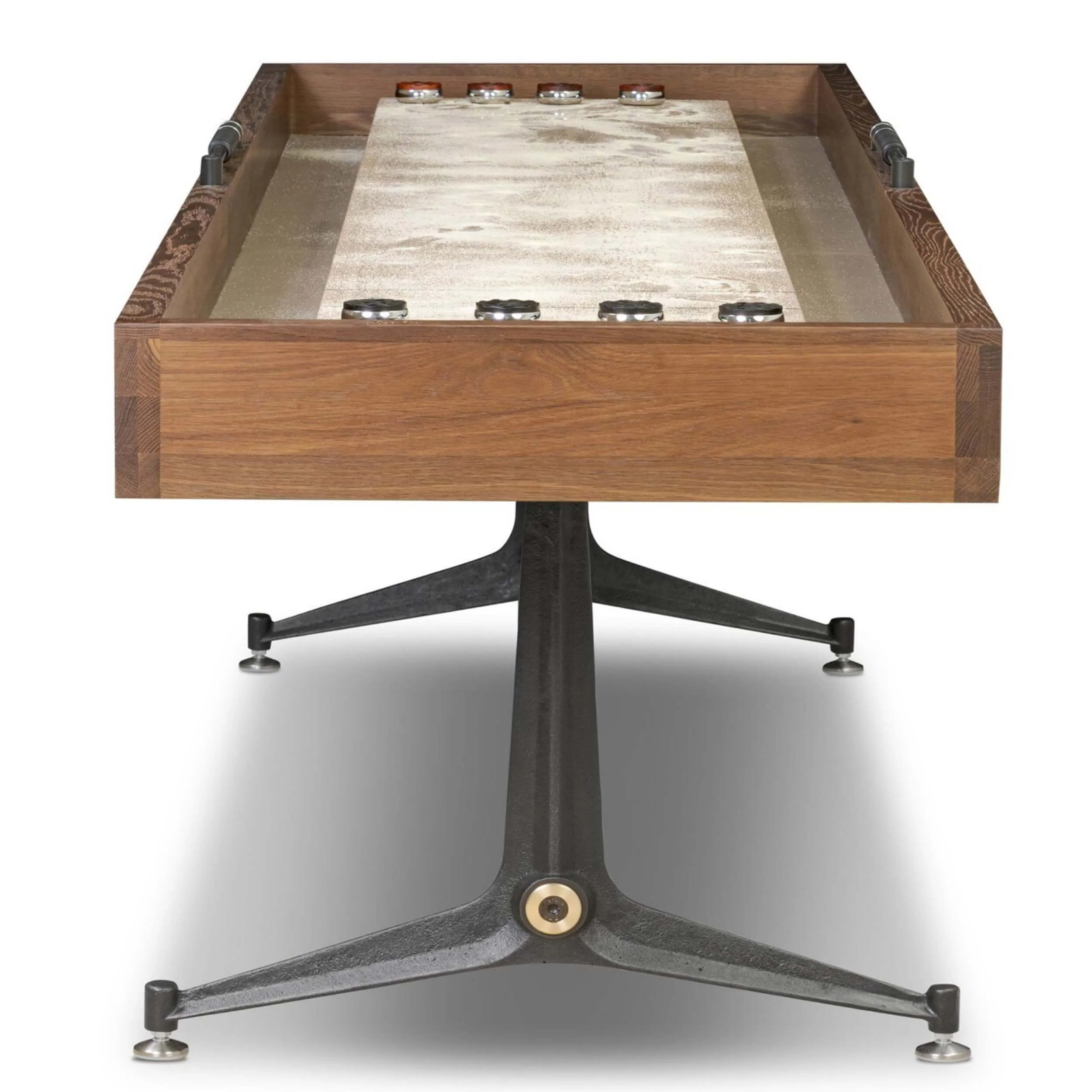 District Eight Small Shuffleboard Table, Smoked Oak by Four Hands - Image 3